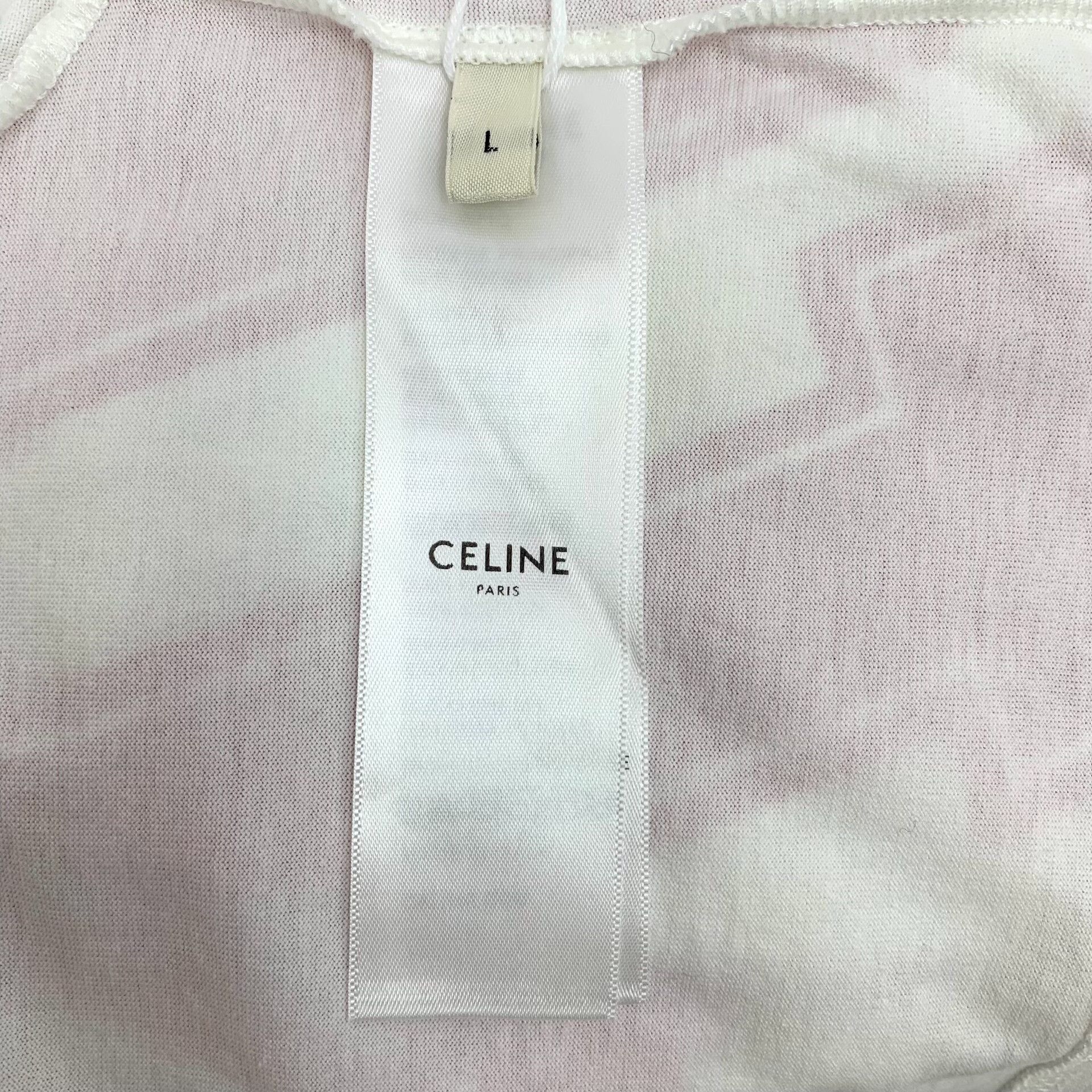 Celine Celine 16 Logo Cropped T-Shirt Size L Size L / US 10 / IT 46 - 7 Thumbnail