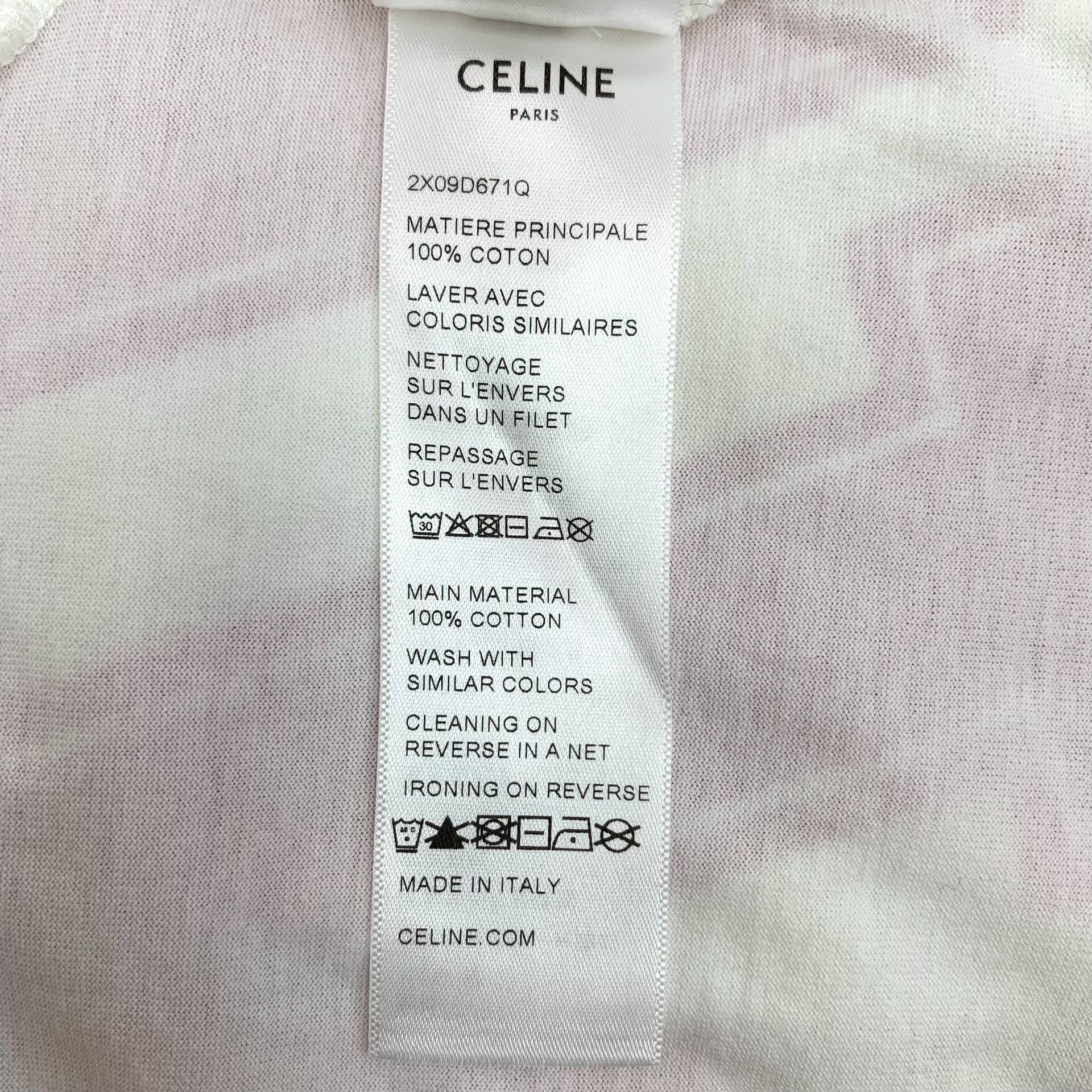 Celine Celine 16 Logo Cropped T-Shirt Size L Size L / US 10 / IT 46 - 8 Thumbnail