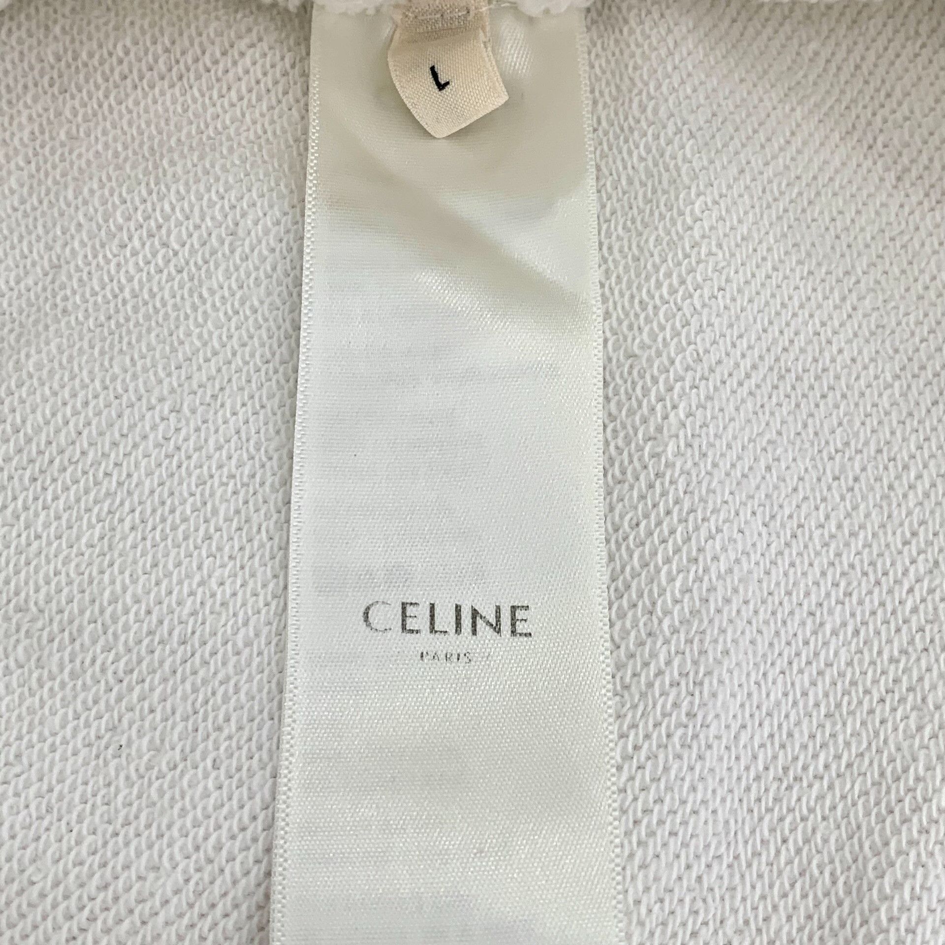 Celine Celine Back Logo Zip-Up Hoodie Size L Size US L / EU 52-54 / 3 - 8 Thumbnail