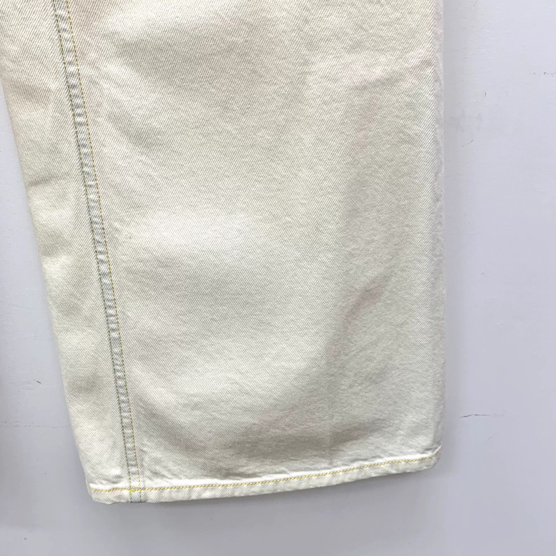 Louis Vuitton Louis Vuitton White Cotton Wide Leg Pants 36 Size 26" / US 2 / IT 38 - 6 Thumbnail