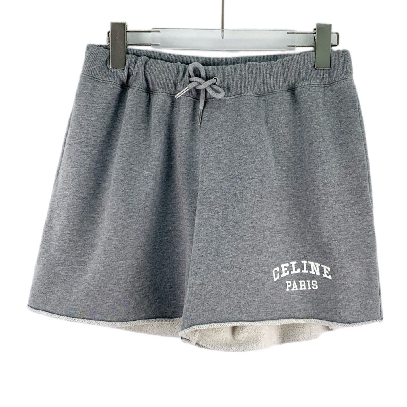 Celine CELINE Logo Cotton Drawstring Shorts M Size US 32 / EU 48 - 2 Thumbnail