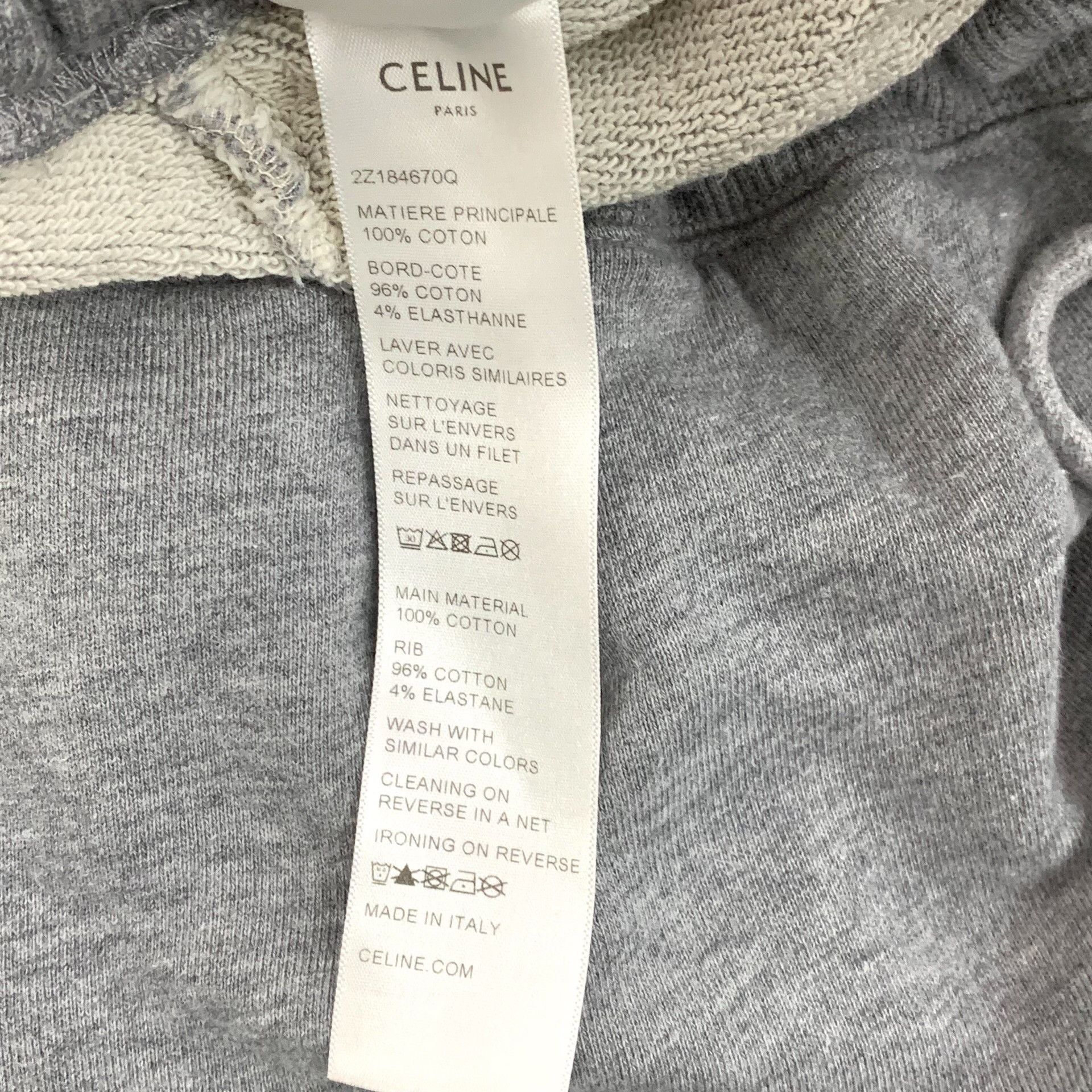 Celine CELINE Logo Cotton Drawstring Shorts M Size US 32 / EU 48 - 8 Thumbnail