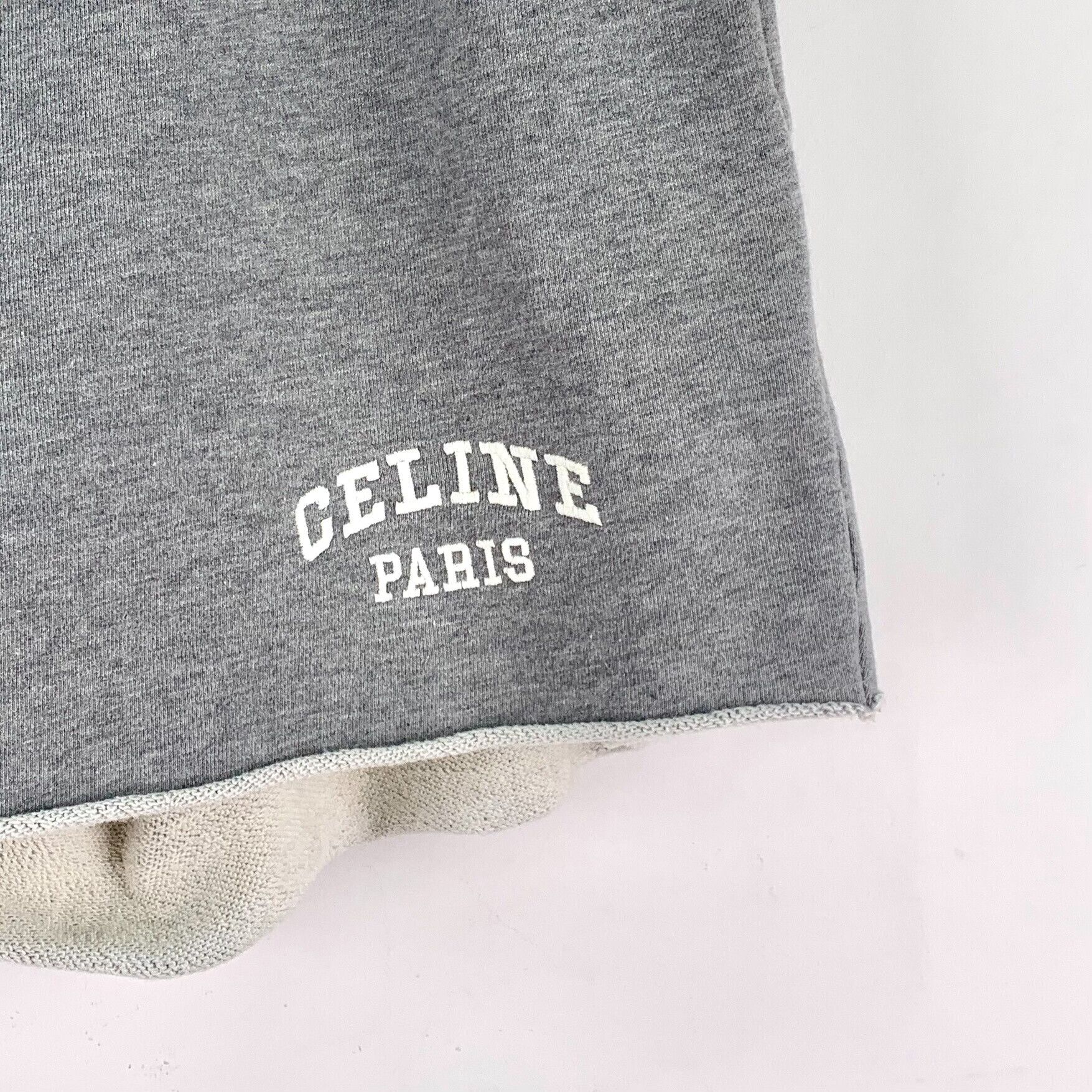 Celine CELINE Logo Cotton Drawstring Shorts M Size US 32 / EU 48 - 5 Thumbnail