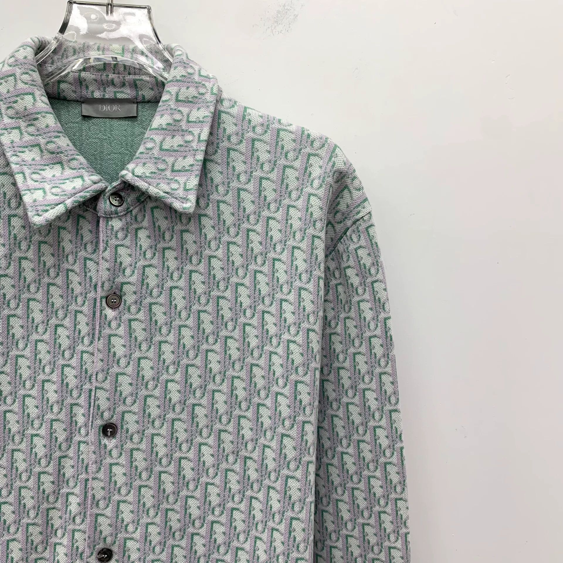 Dior Dior Oblique Jacquard Cotton Shirt S Size US S / EU 44-46 / 1 - 4 Thumbnail