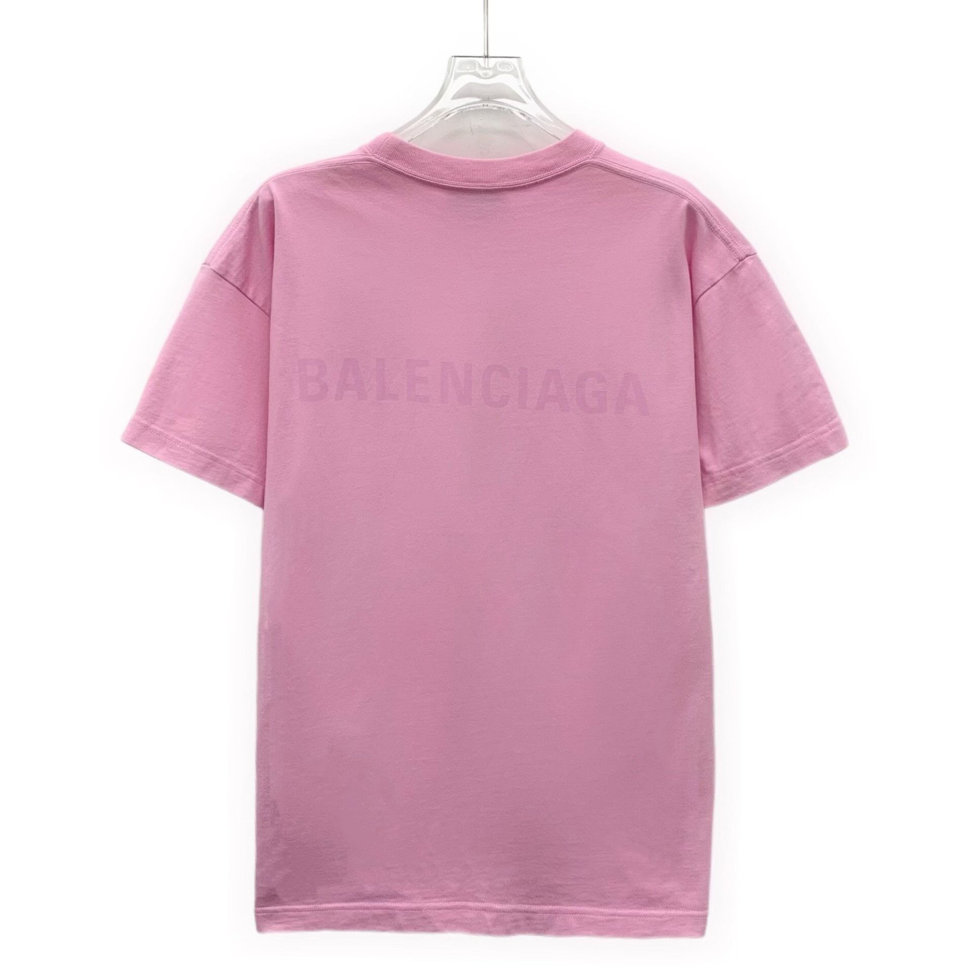 Balenciaga Balenciaga Pink Logo T-Shirt XS Size US XS / EU 42 / 0 - 3 Thumbnail