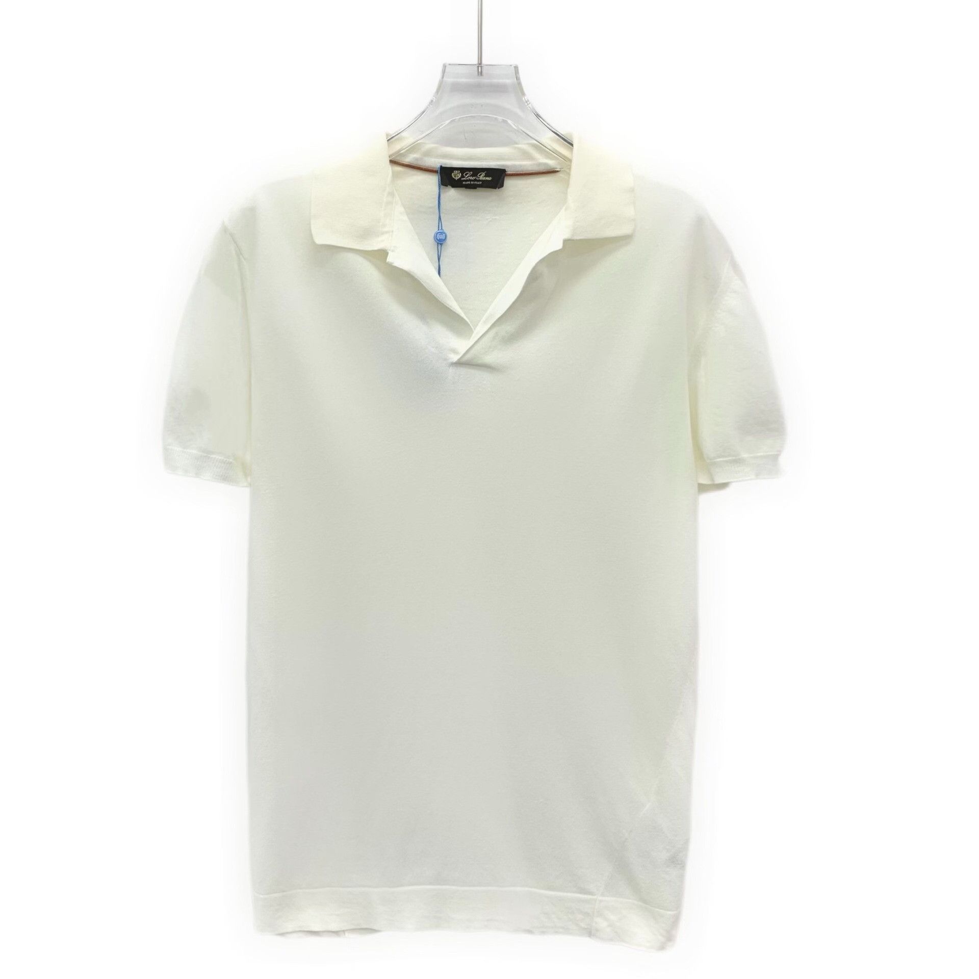 Loro Piana Loro Piana Cotton Knit Short Sleeve Polo Size M Size US M / EU 48-50 / 2 - 2 Thumbnail