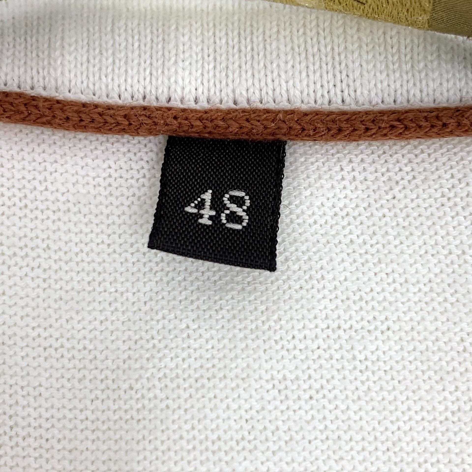 Loro Piana Loro Piana Cotton Knit Short Sleeve Polo Size M Size US M / EU 48-50 / 2 - 7 Thumbnail