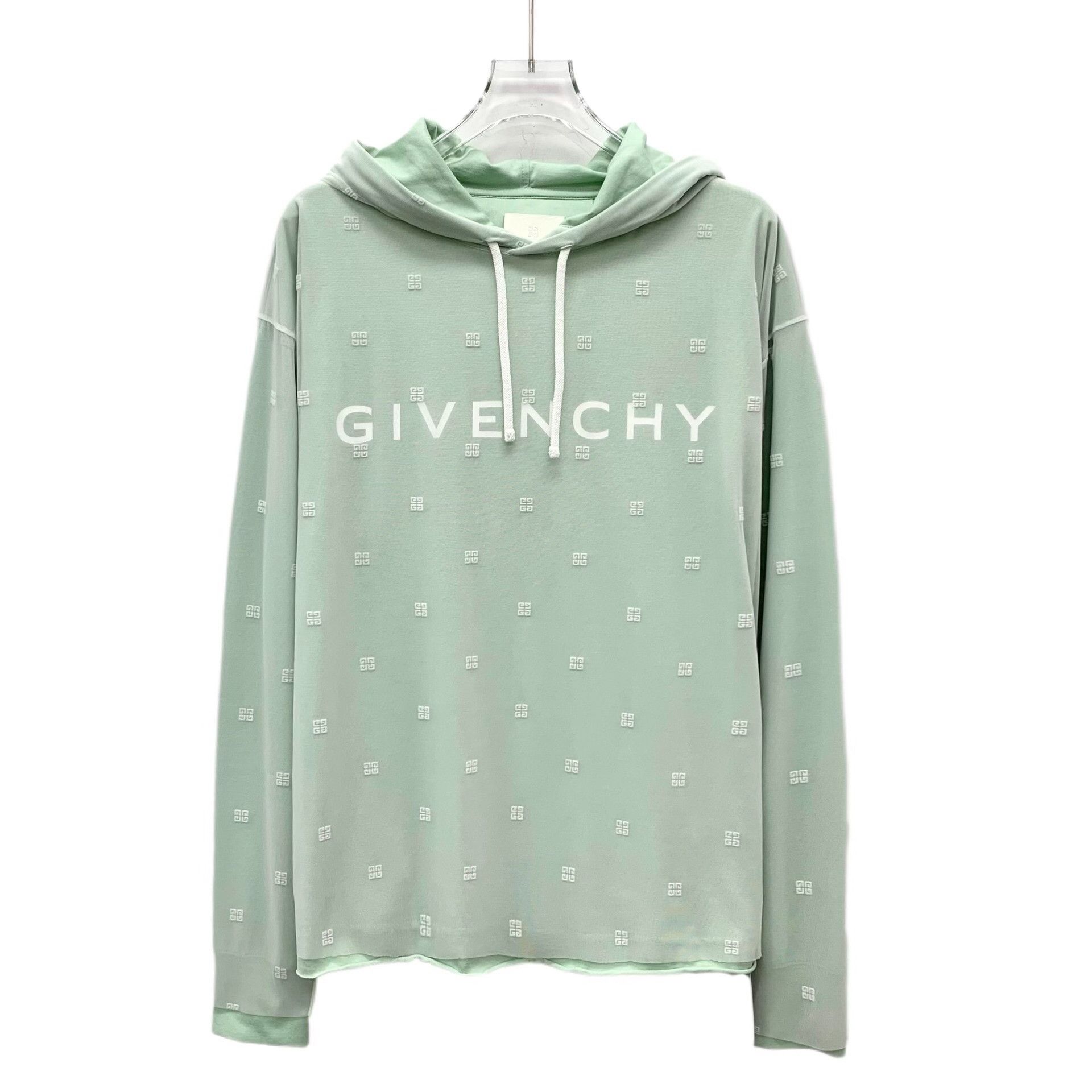 Givenchy Givenchy Logo Print Layered Tulle Hoodie XS Size US XS / EU 42 / 0 - 2 Thumbnail