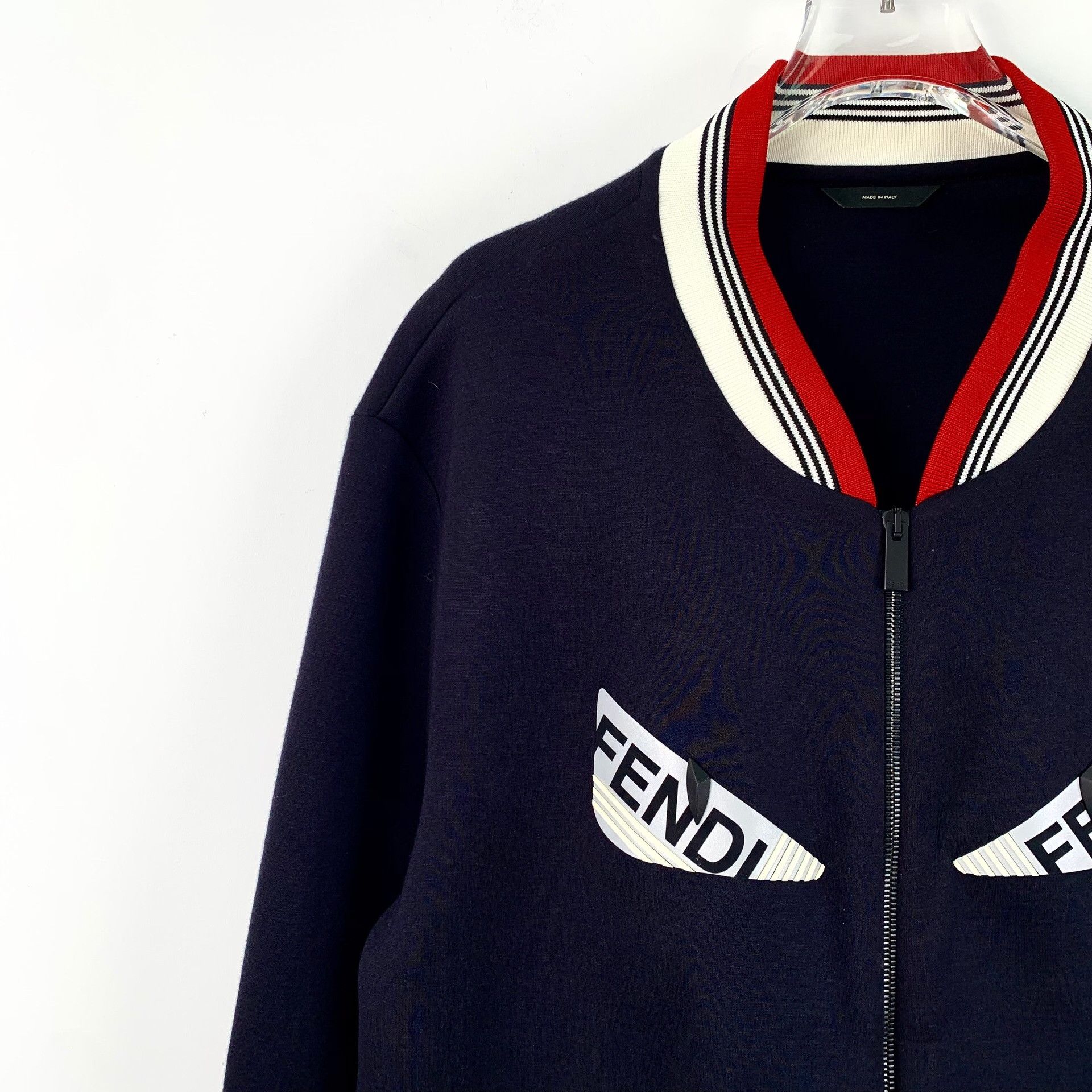 Fendi Fendi Monster Eye Zip-Up Jacket Size 52 Size US L / EU 52-54 / 3 - 4 Thumbnail