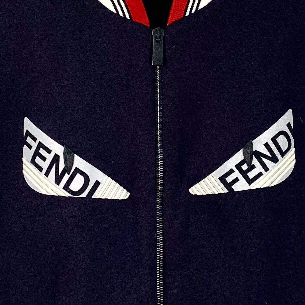 Fendi Fendi Monster Eye Zip-Up Jacket Size 52 Size US L / EU 52-54 / 3 - 5 Thumbnail