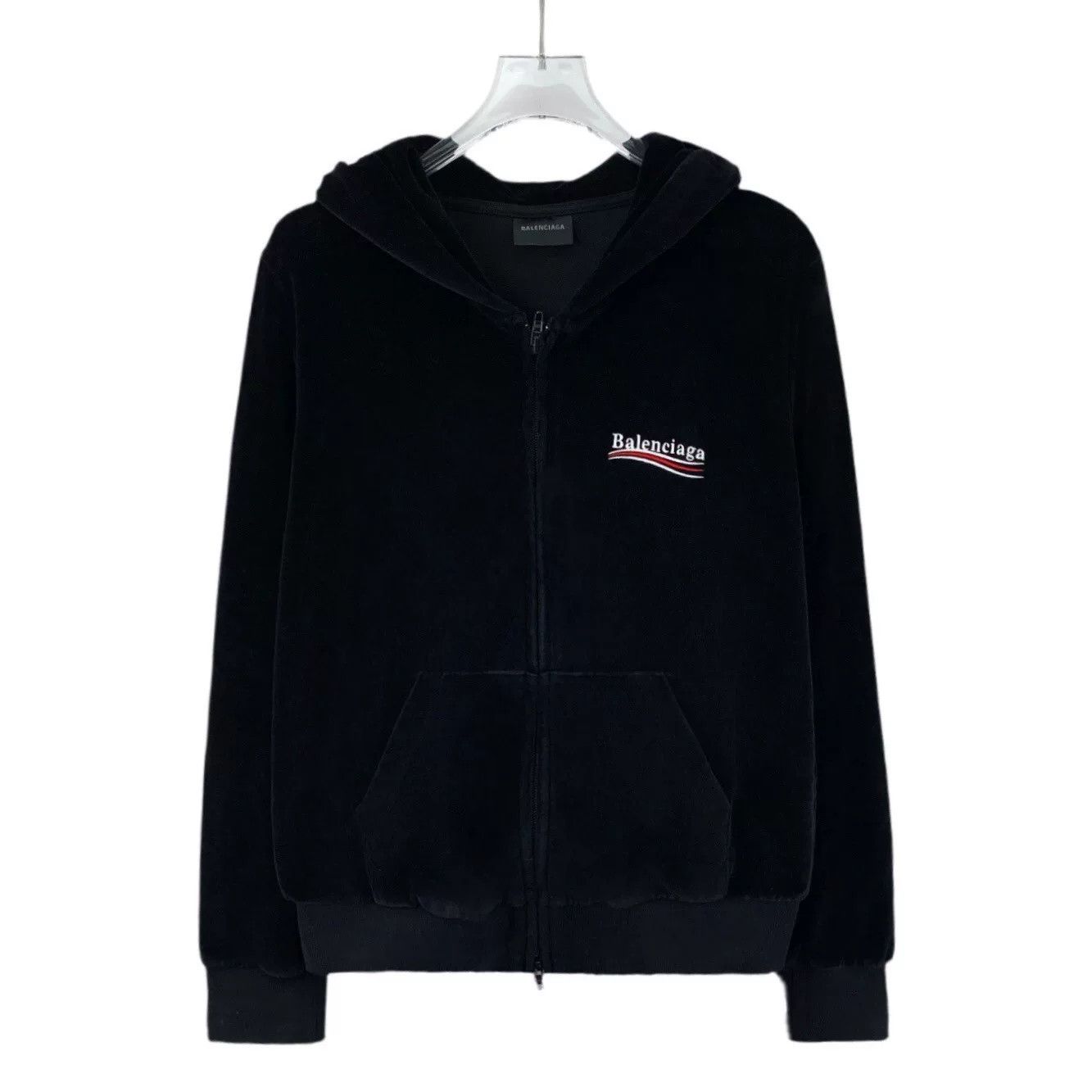 Balenciaga Balenciaga Logo Embroidery Zip-Up Hoodie Size L Size US L / EU 52-54 / 3 - 2 Thumbnail