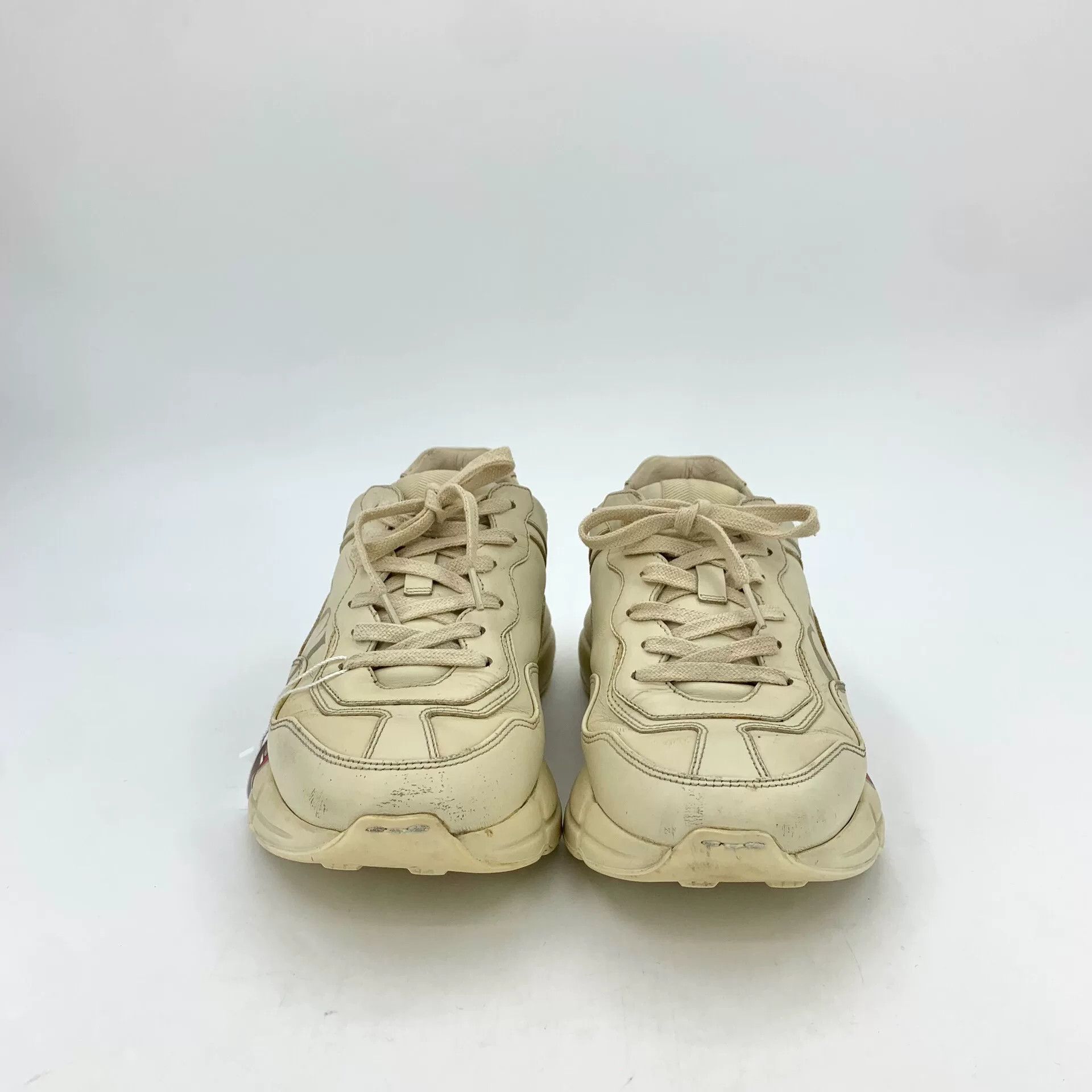 Gucci Gucci Logo Stripe Print Rhyton Sneakers 41 Size US 8 / EU 41 - 4 Thumbnail
