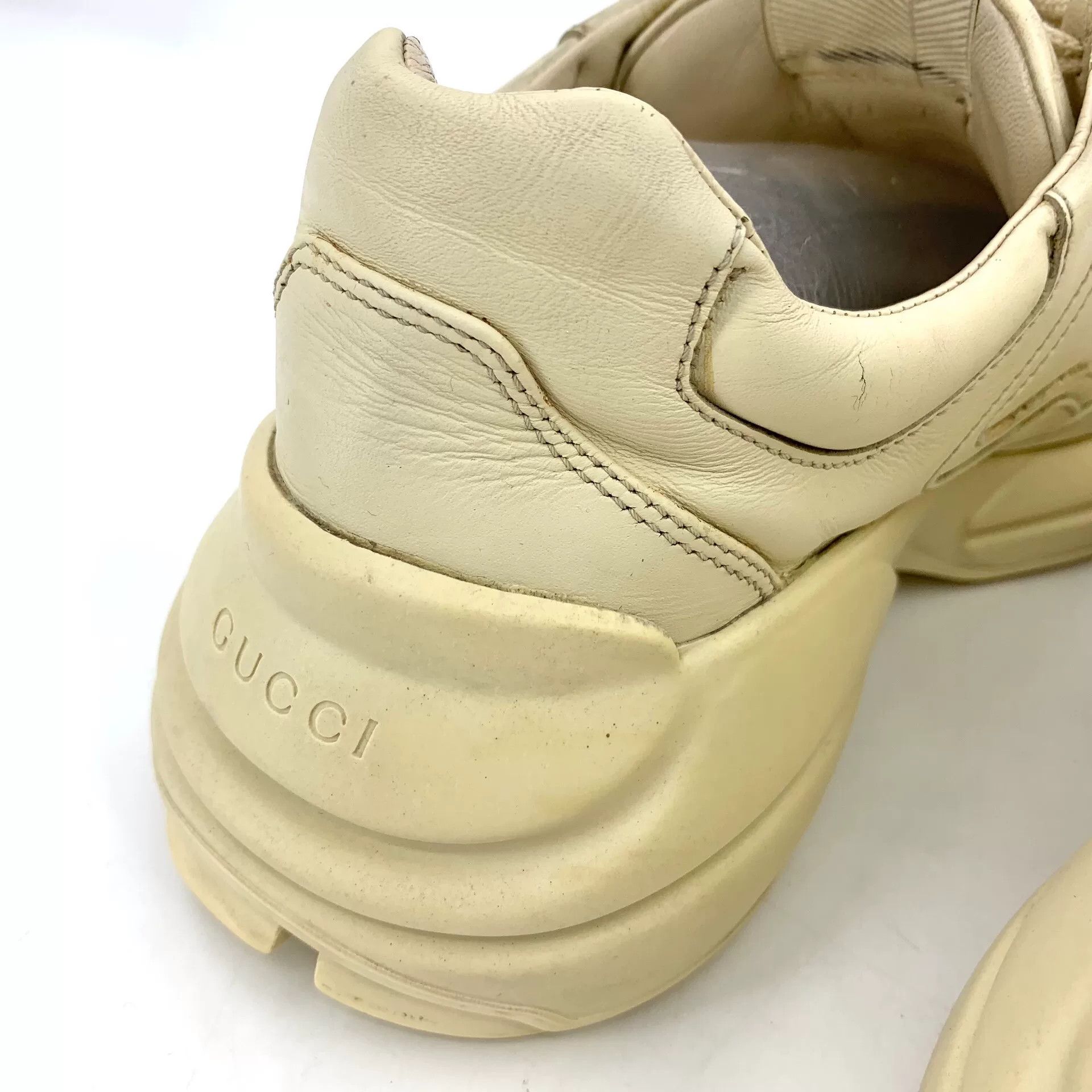 Gucci Gucci Logo Stripe Print Rhyton Sneakers 41 Size US 8 / EU 41 - 9 Thumbnail