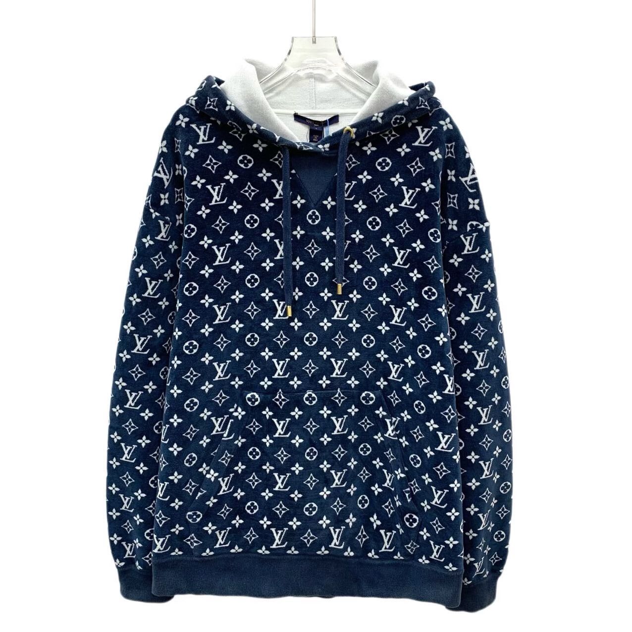 Louis Vuitton Louis Vuitton Monogram Fleece Hoodie Size S Size US S / EU 44-46 / 1 - 2 Thumbnail