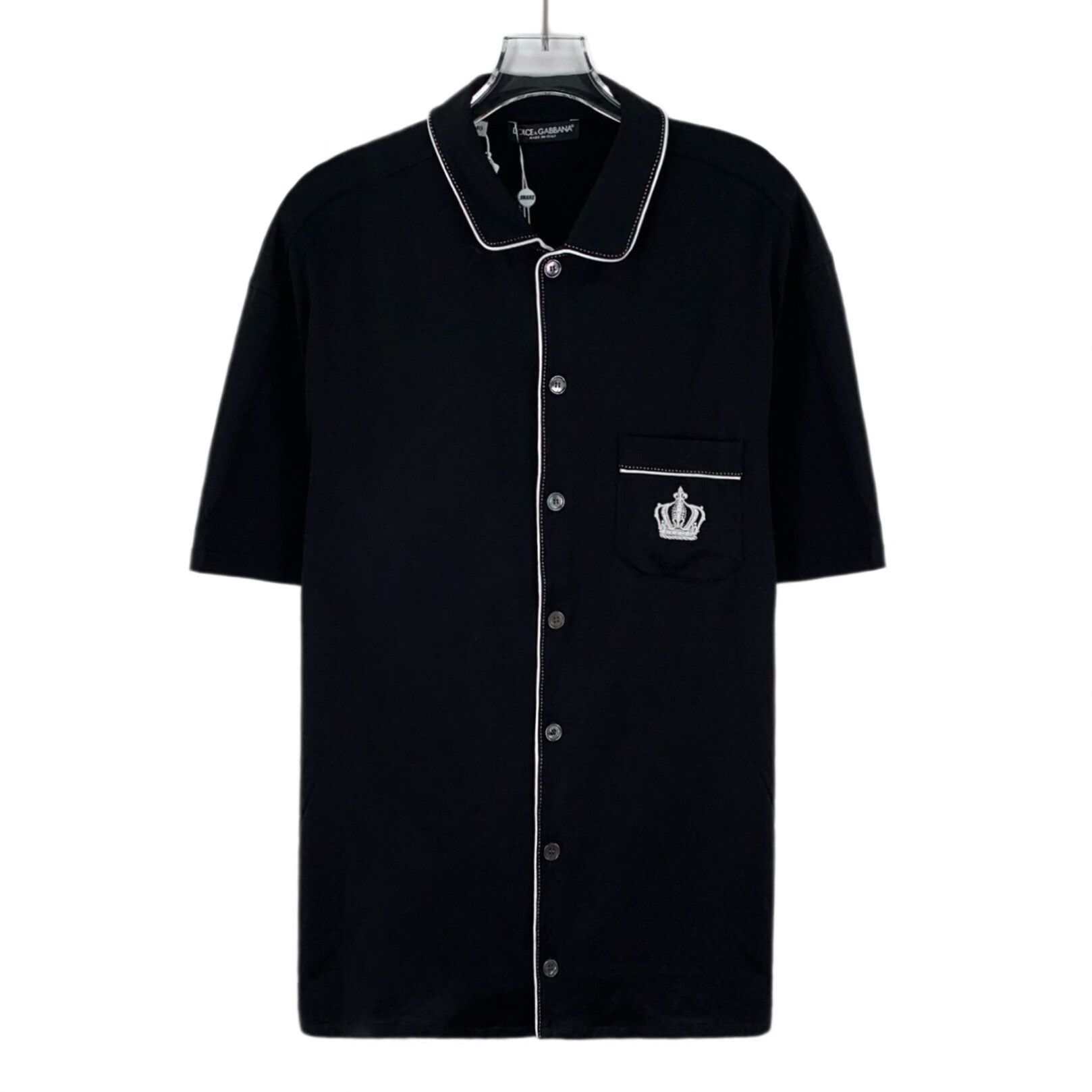 Dolce & Gabbana Dolce & Gabbana Crown Embroidery Polo Shirt 40 Size US XXS / EU 40 - 2 Thumbnail