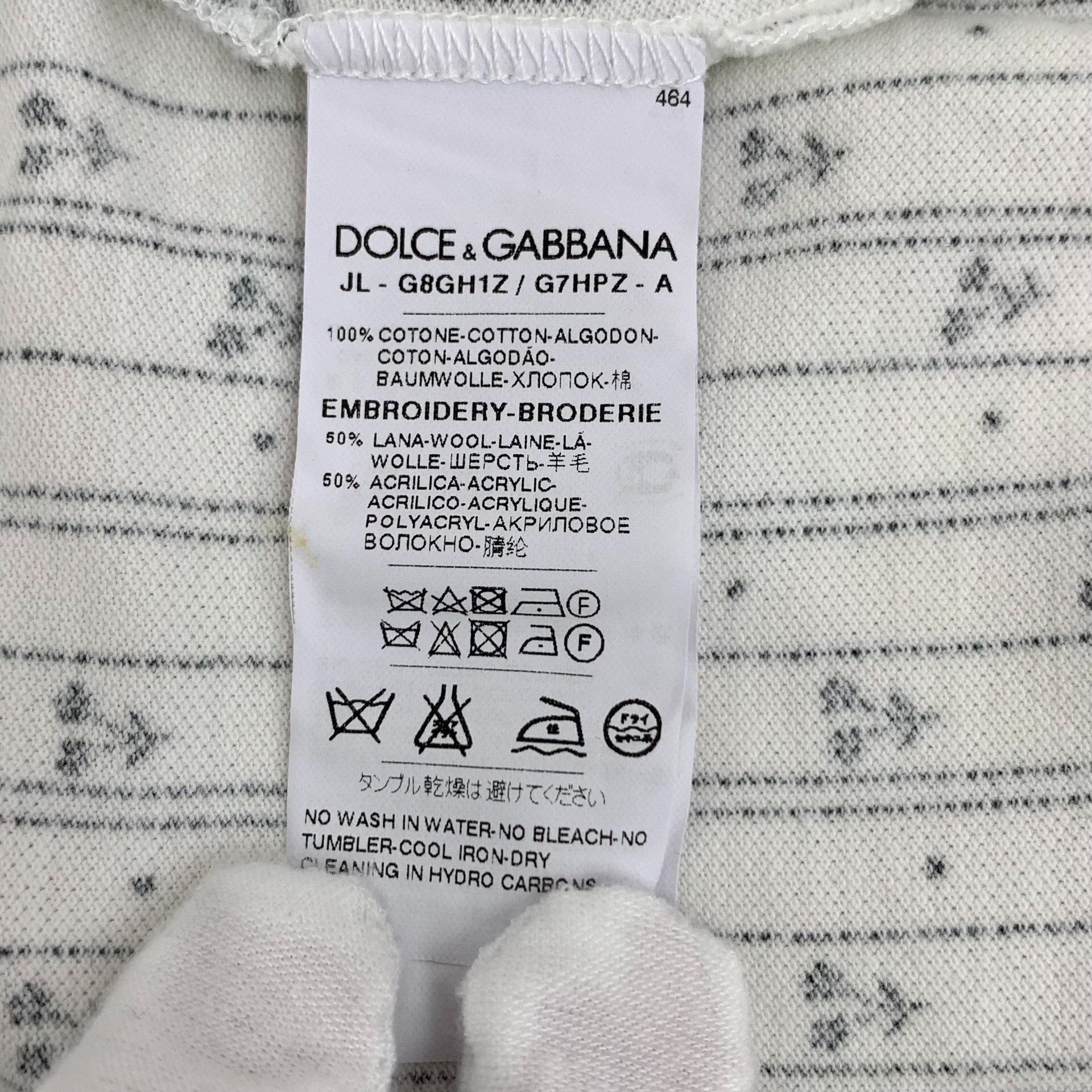Dolce & Gabbana Dolce & Gabbana Pistol Embroidered Polo Shirt 52 Size US L / EU 52-54 / 3 - 8 Thumbnail
