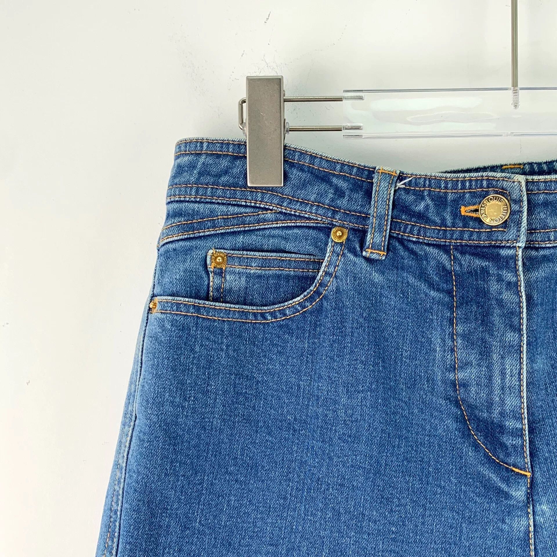 Louis Vuitton Louis Vuitton Dark Wash Denim Jeans FR 42 Size 30" / US 8 / IT 44 - 4 Thumbnail
