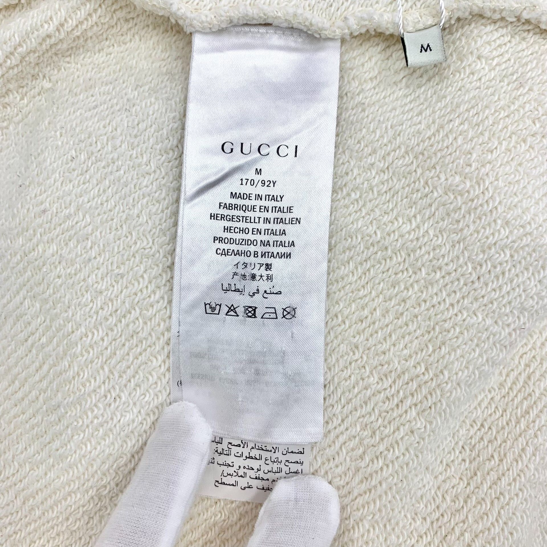 Gucci Gucci Rainbow Sequin Logo Hoodie Size M Size US M / EU 48-50 / 2 - 7 Thumbnail