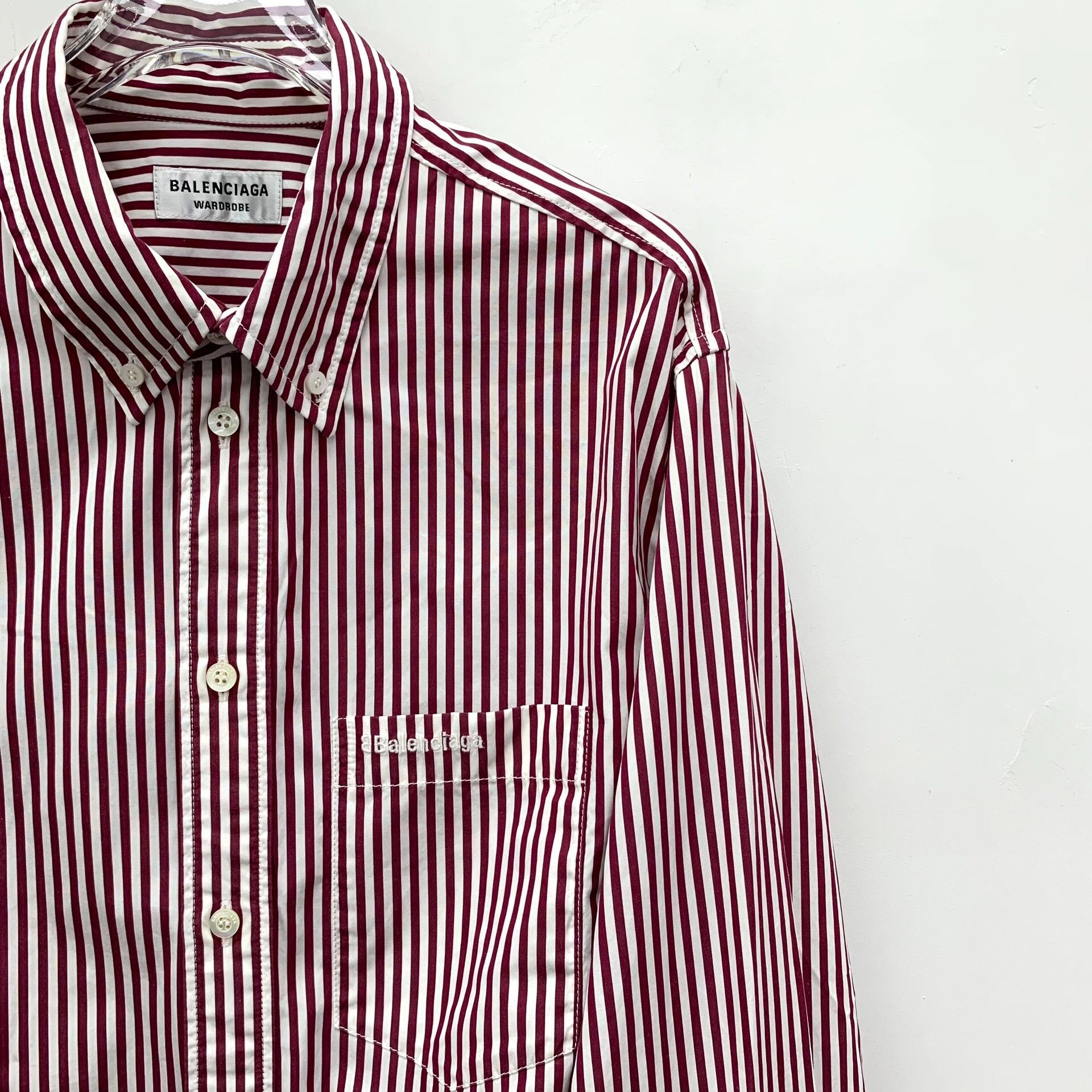 Balenciaga Balenciaga Striped Button Up Shirt FR 34 Size XS / US 0-2 / IT 36-38 - 4 Thumbnail