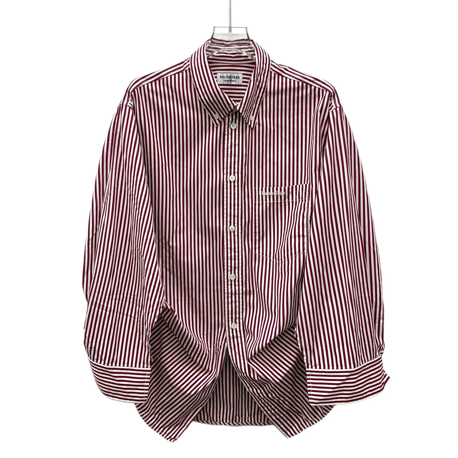 Balenciaga Balenciaga Striped Button Up Shirt FR 34 Size XS / US 0-2 / IT 36-38 - 2 Thumbnail