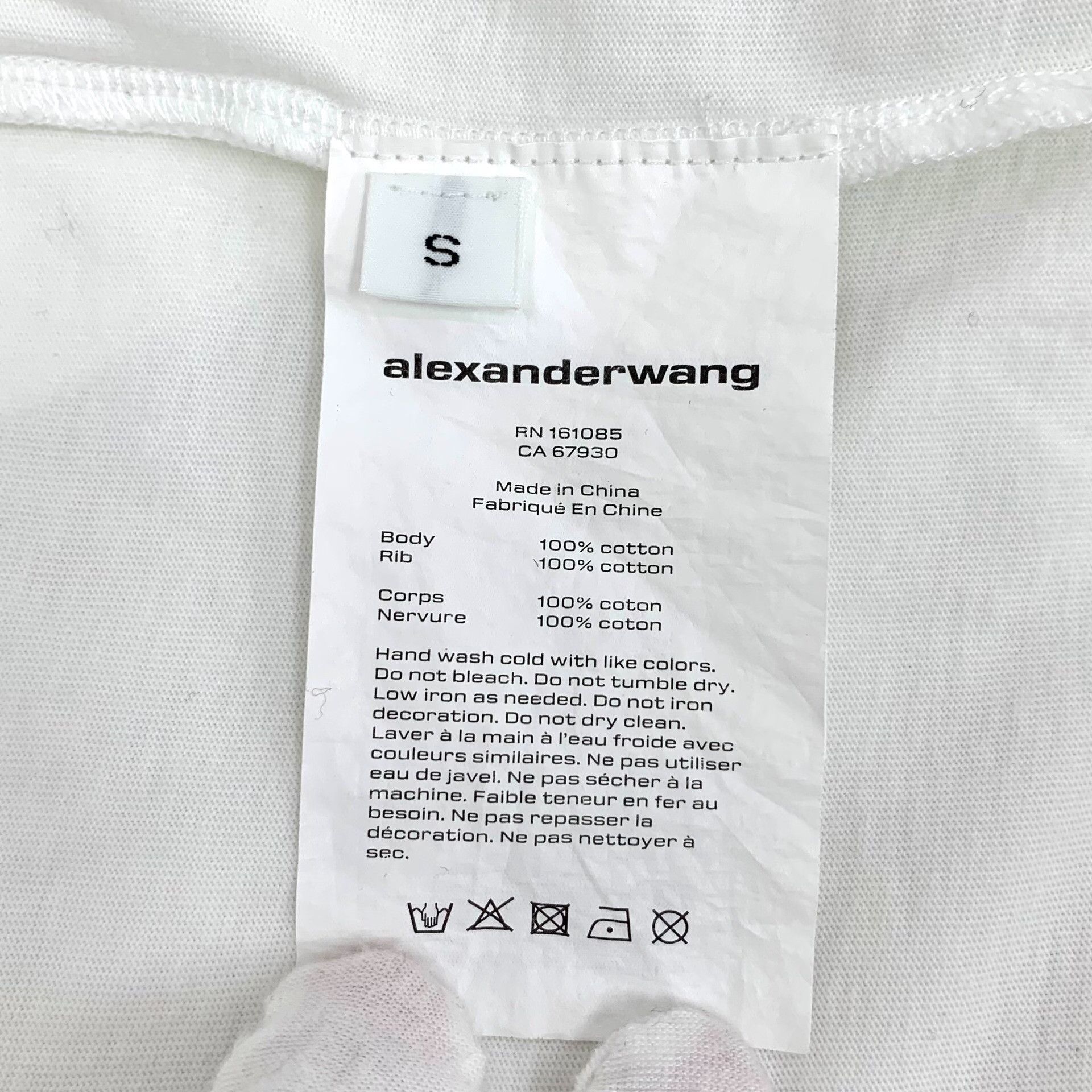 Alexander Wang Alexander Wang Embroidered Logo T-Shirt S Size S / US 4 / IT 40 - 7 Thumbnail