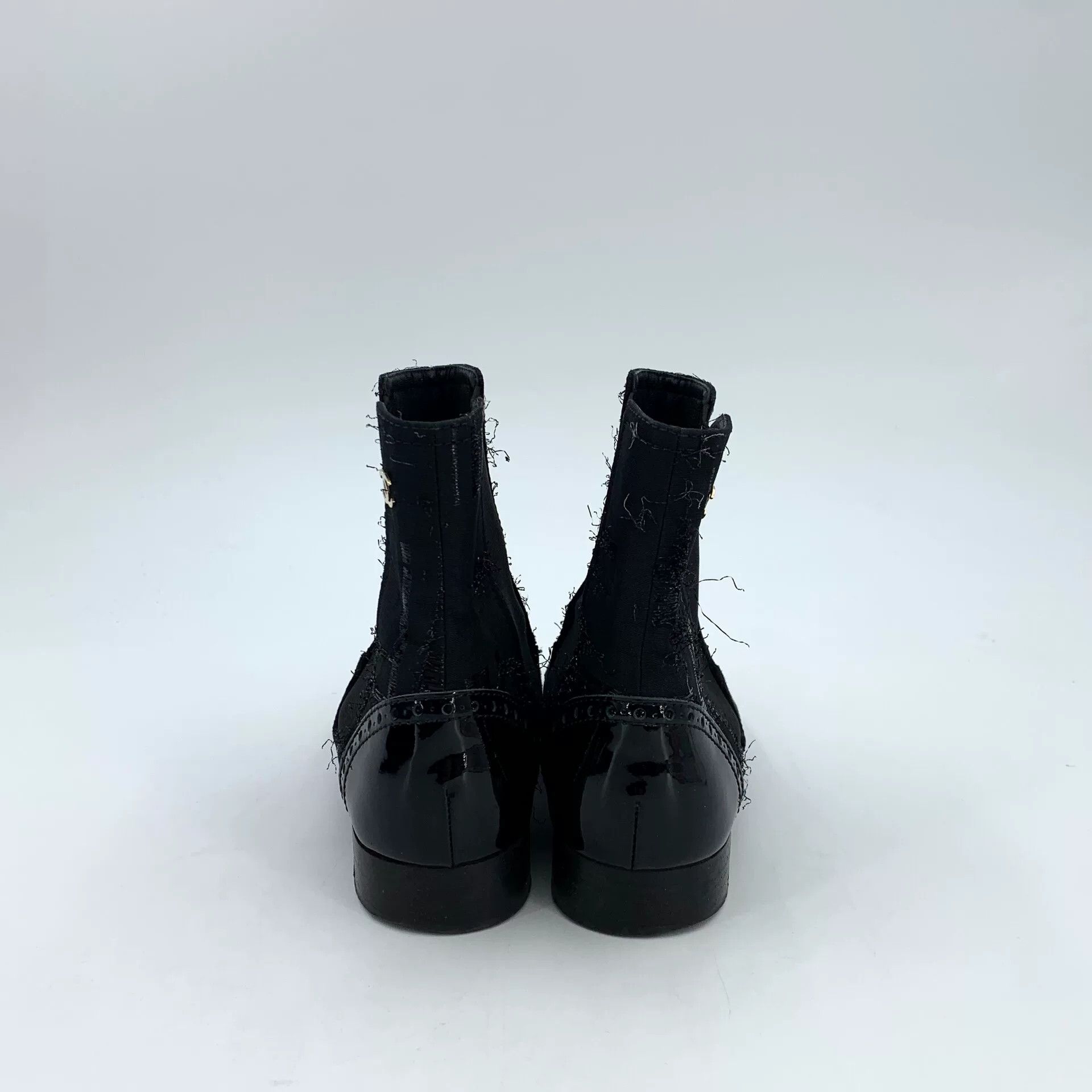 Chanel Chanel Woven Patent Chelsea Boots 37 Size US 7 / IT 37 - 6 Thumbnail