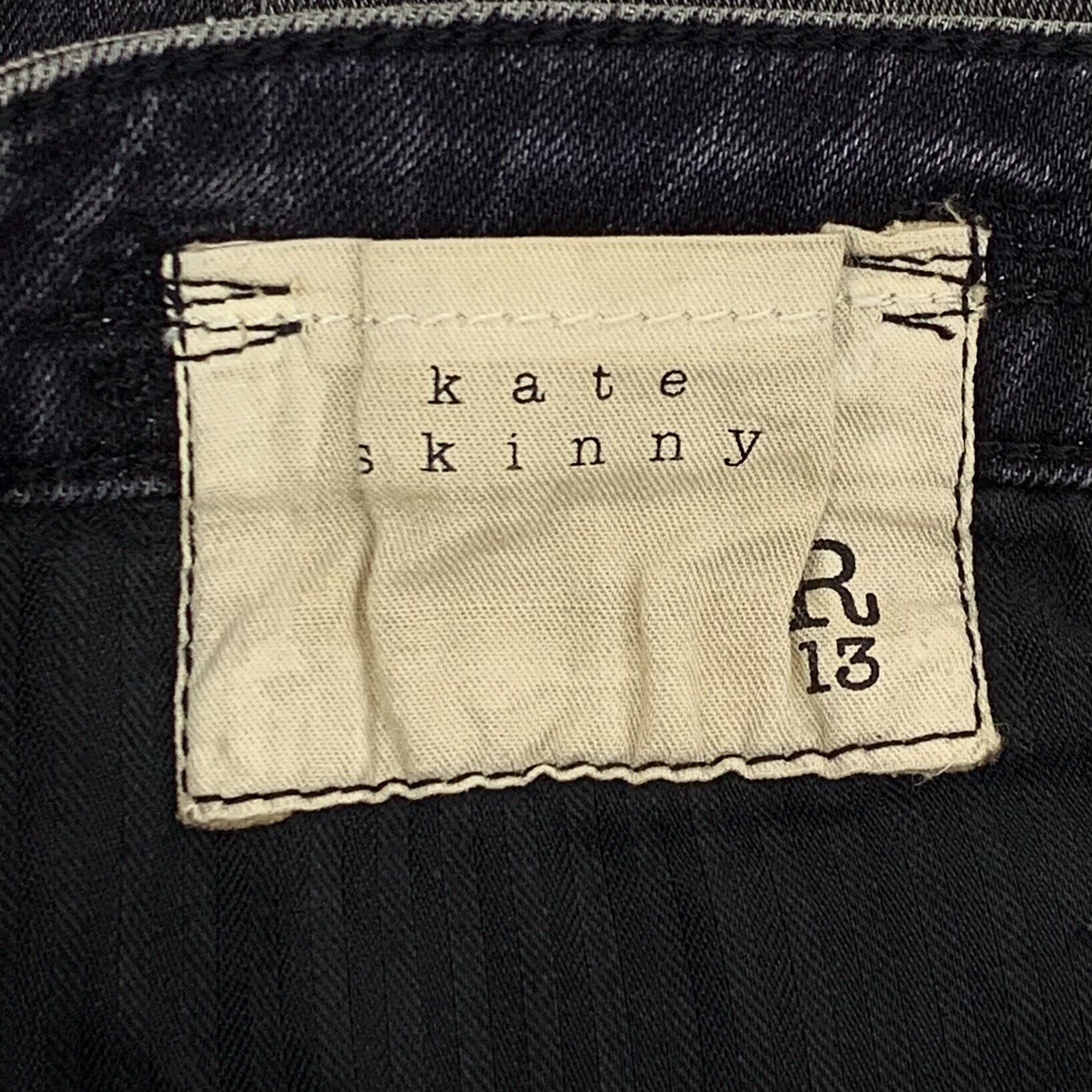 R13 R13 Distressed Washed Kate Skinny Jeans 27 Size 27" / US 4 / IT 40 - 8 Thumbnail