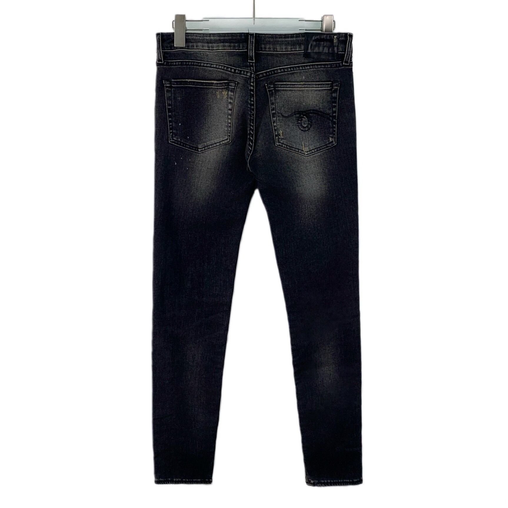 R13 R13 Distressed Washed Kate Skinny Jeans 27 Size 27" / US 4 / IT 40 - 3 Thumbnail