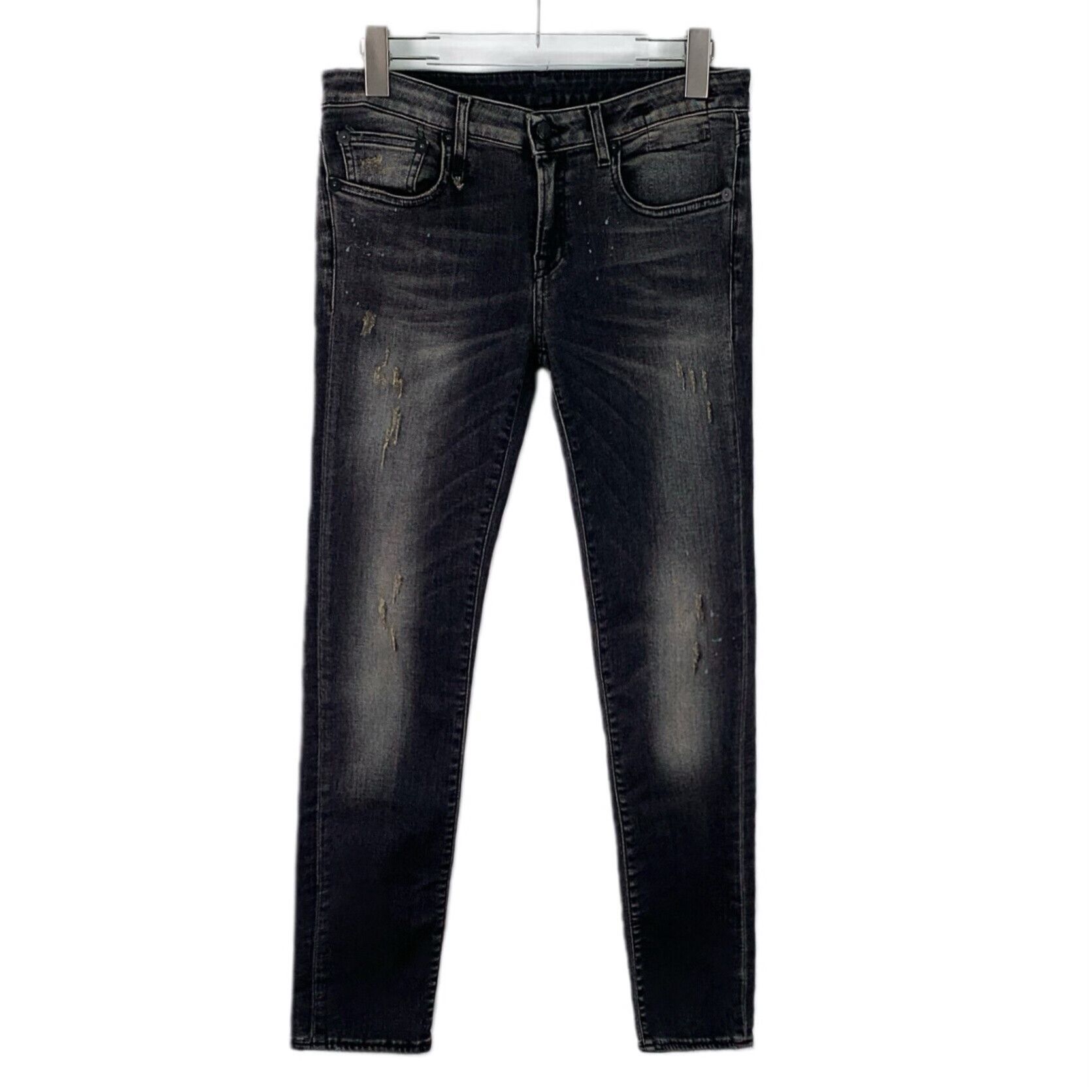 R13 R13 Distressed Washed Kate Skinny Jeans 27 Size 27" / US 4 / IT 40 - 2 Thumbnail