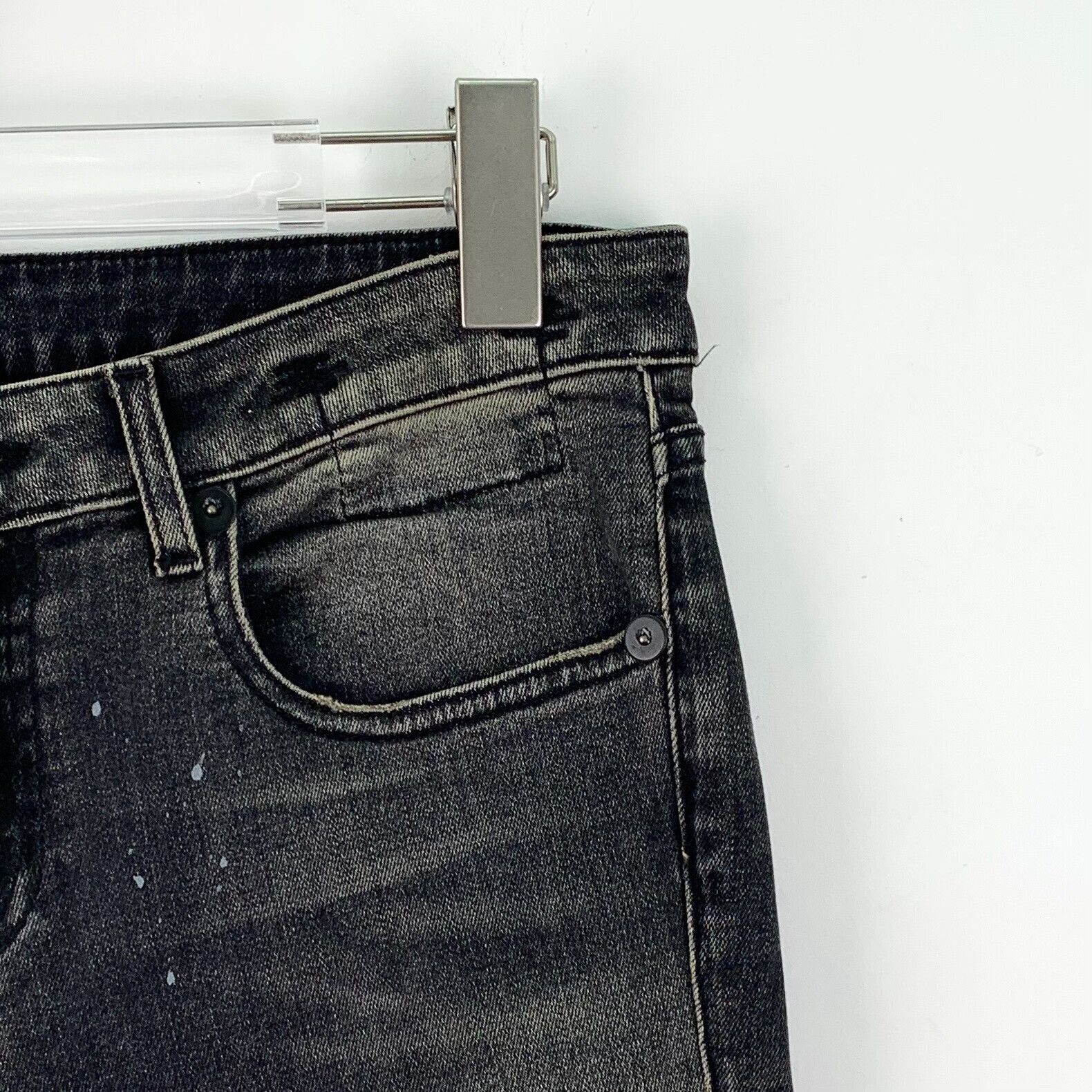 R13 R13 Distressed Washed Kate Skinny Jeans 27 Size 27" / US 4 / IT 40 - 4 Thumbnail