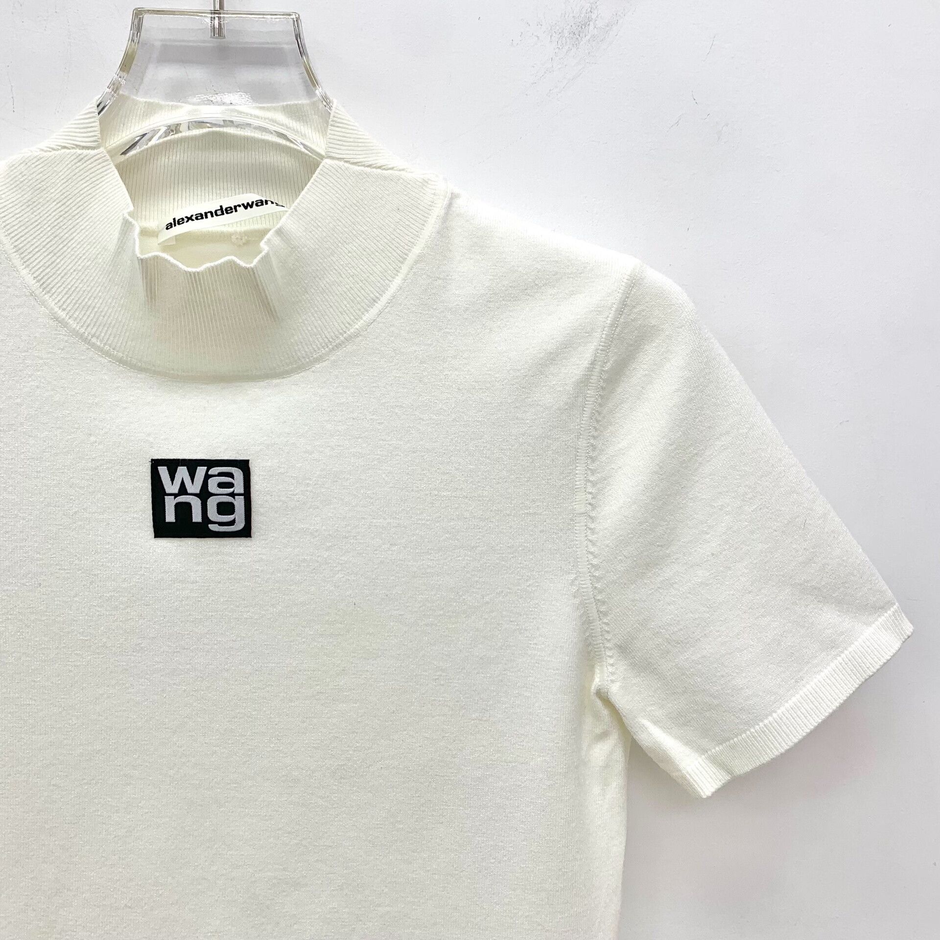Alexander Wang Alexander Wang Mock Neck Logo T-Shirt S Size S / US 4 / IT 40 - 4 Thumbnail