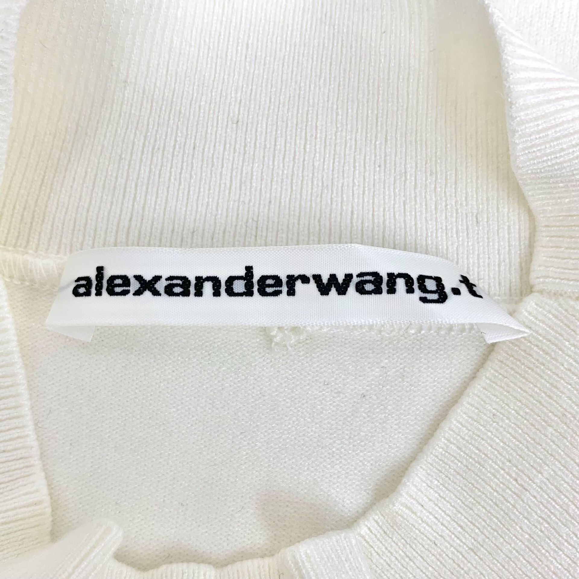 Alexander Wang Alexander Wang Mock Neck Logo T-Shirt S Size S / US 4 / IT 40 - 7 Thumbnail