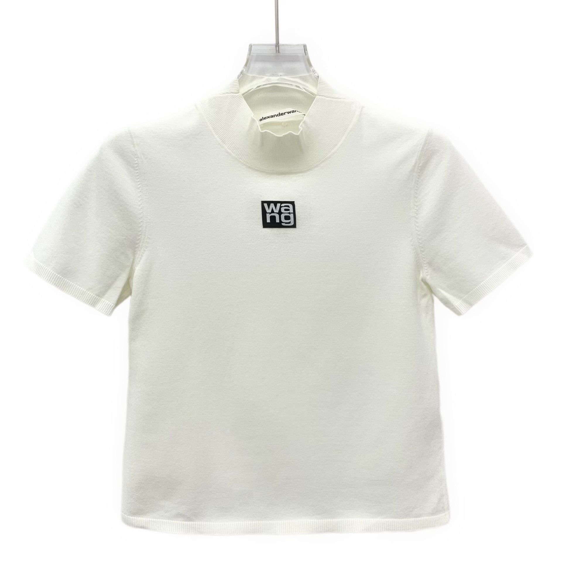 Alexander Wang Alexander Wang Mock Neck Logo T-Shirt S Size S / US 4 / IT 40 - 2 Thumbnail