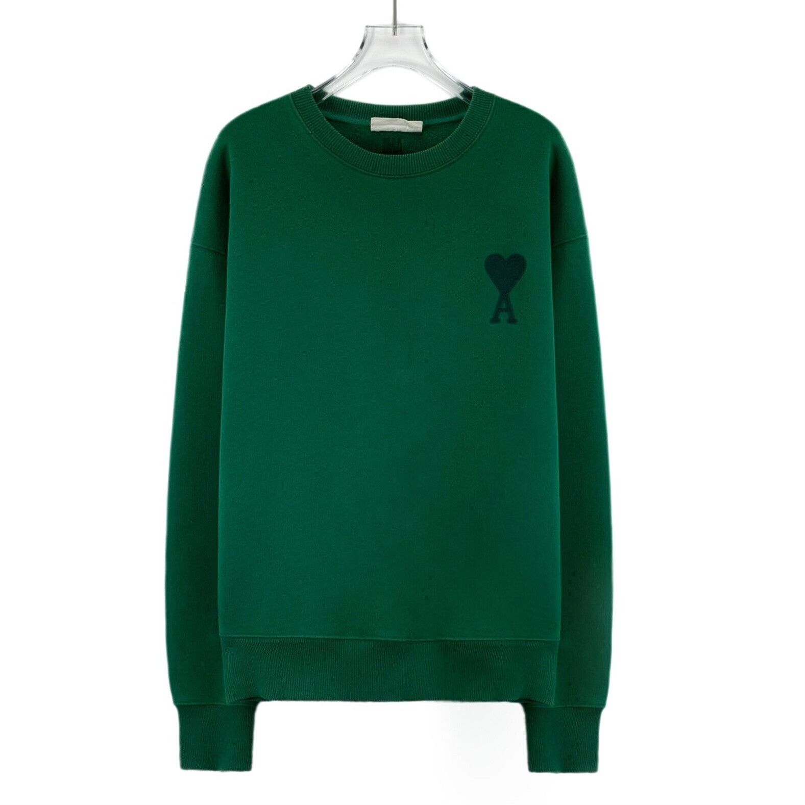 AMI Ami Heart Embroidery Cotton Sweatshirt Size M Size US M / EU 48-50 / 2 - 2 Thumbnail
