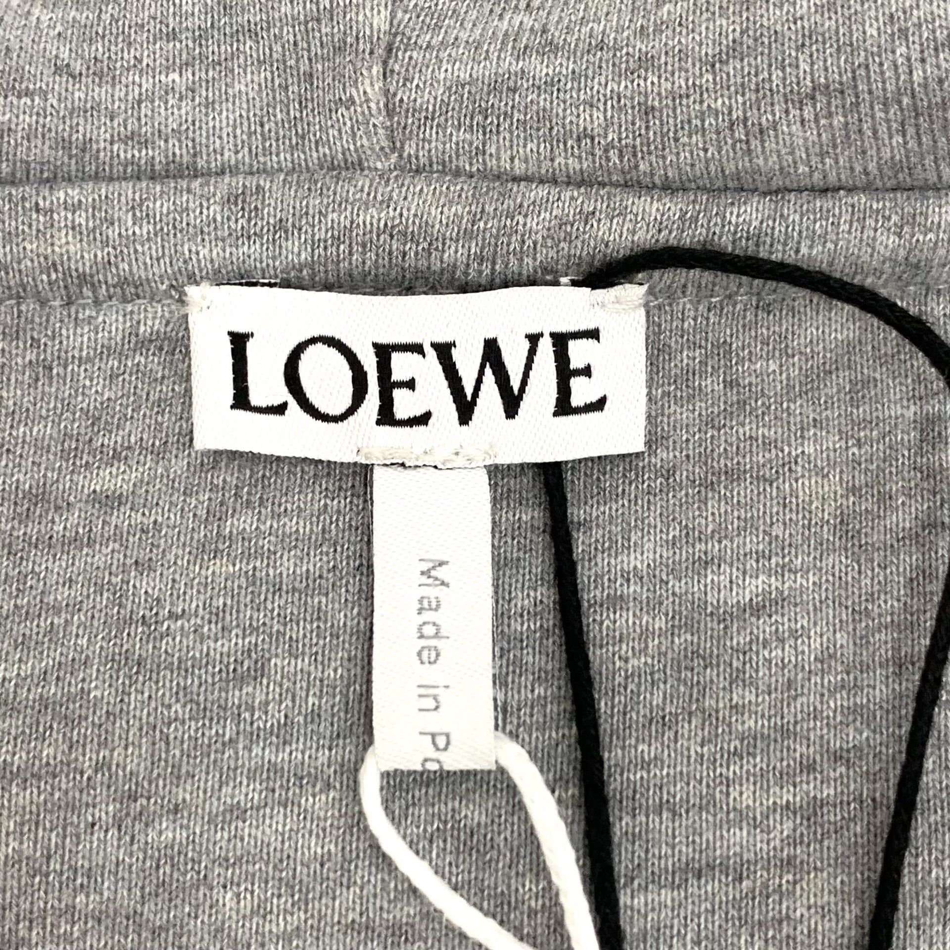 Loewe Loewe Embroidered Anagram Hoodie Gray Size S Size S / US 4 / IT 40 - 6 Thumbnail