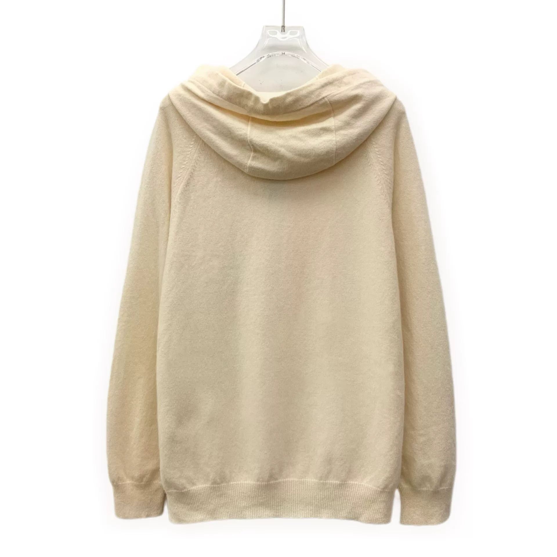Max Mara Max Mara Embroidered Wool Cashmere Hoodie L Size L / US 10 / IT 46 - 3 Thumbnail