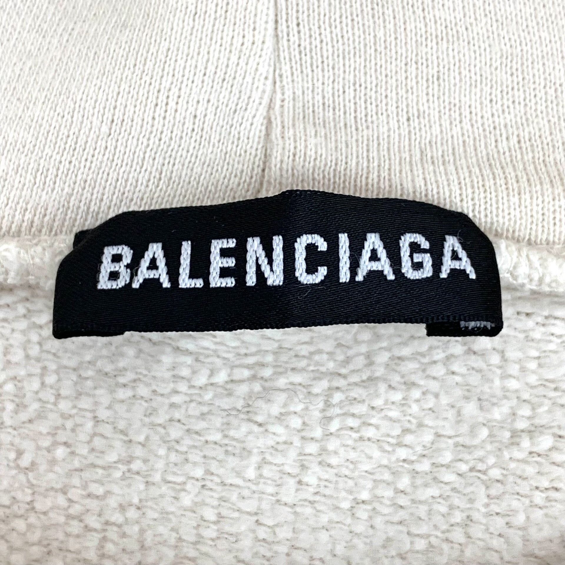 Balenciaga Balenciaga Logo Hoodie Size M Size US M / EU 48-50 / 2 - 6 Thumbnail