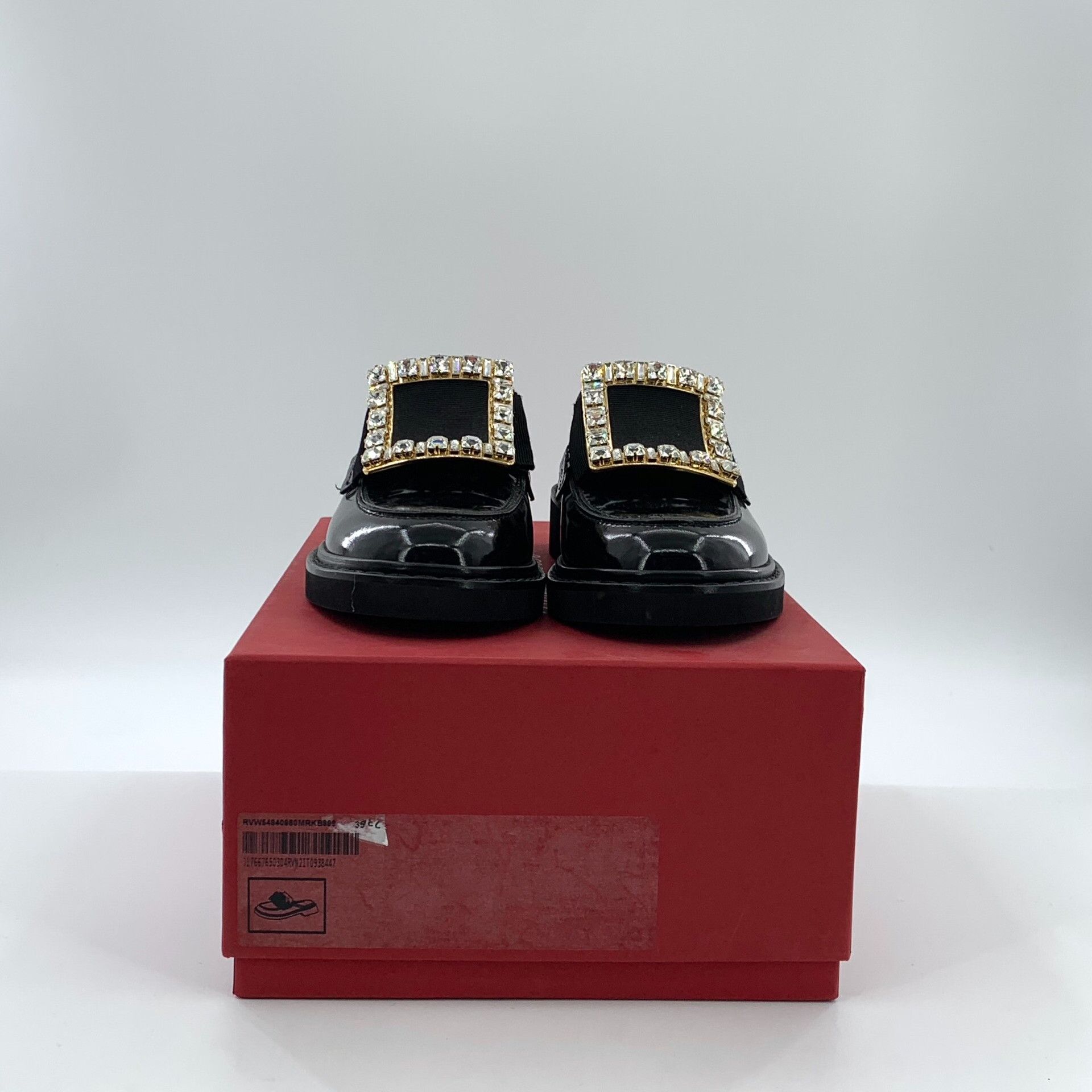Roger Vivier Roger Vivier Rhinestone Buckle Patent Leather Mules 35 Size US 5 / IT 35 - 9 Thumbnail