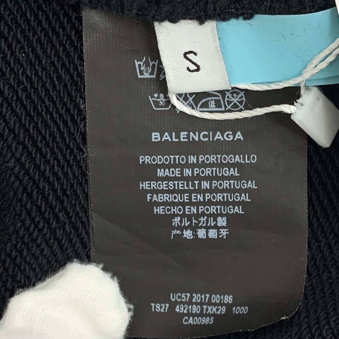 Balenciaga Balenciaga Hood Logo Print Hoodie Size S Size US S / EU 44-46 / 1 - 8 Thumbnail