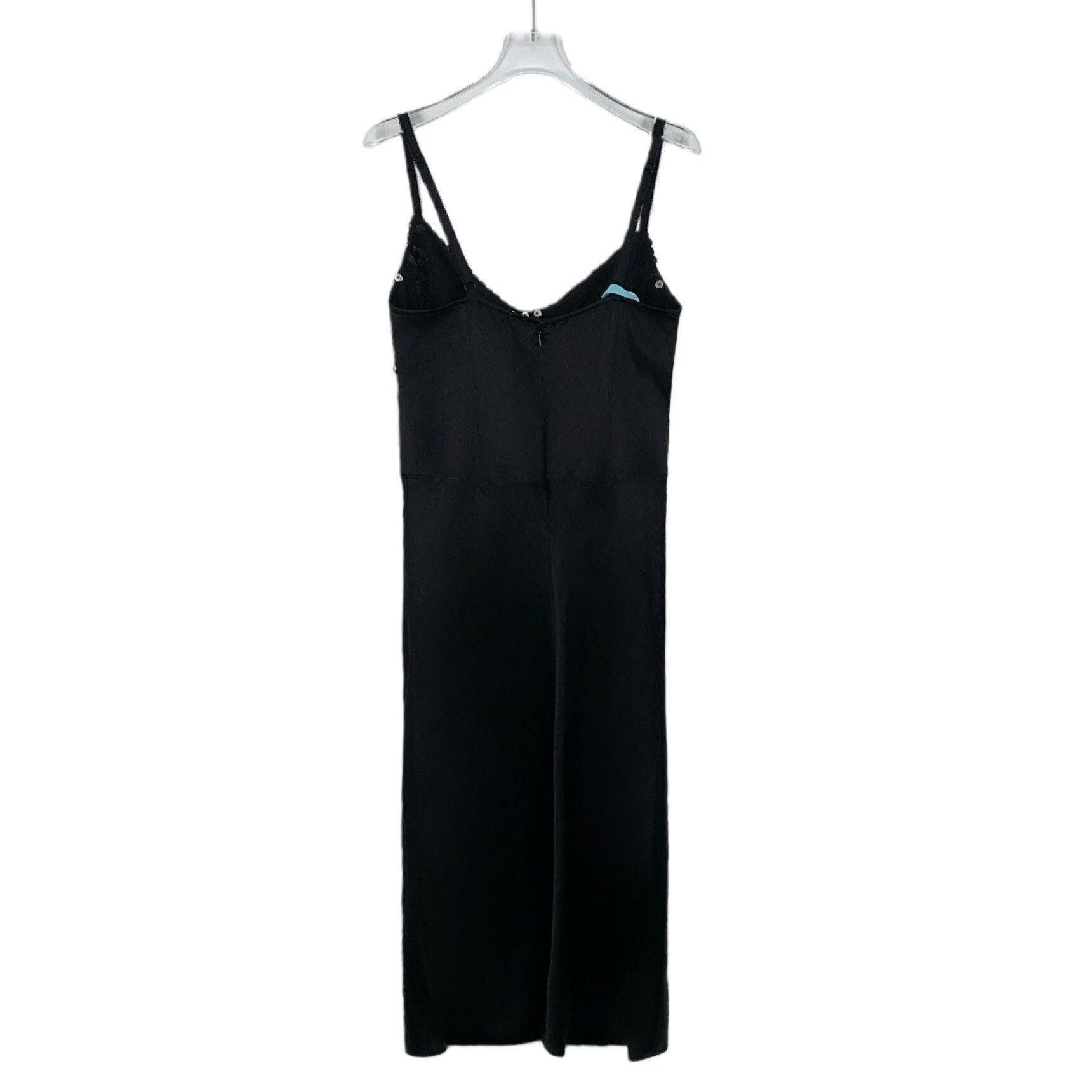 McQ Alexander McQueen MCQ Black Lace Trim Slip Dress IT 40 Size S / US 4 / IT 40 - 3 Thumbnail