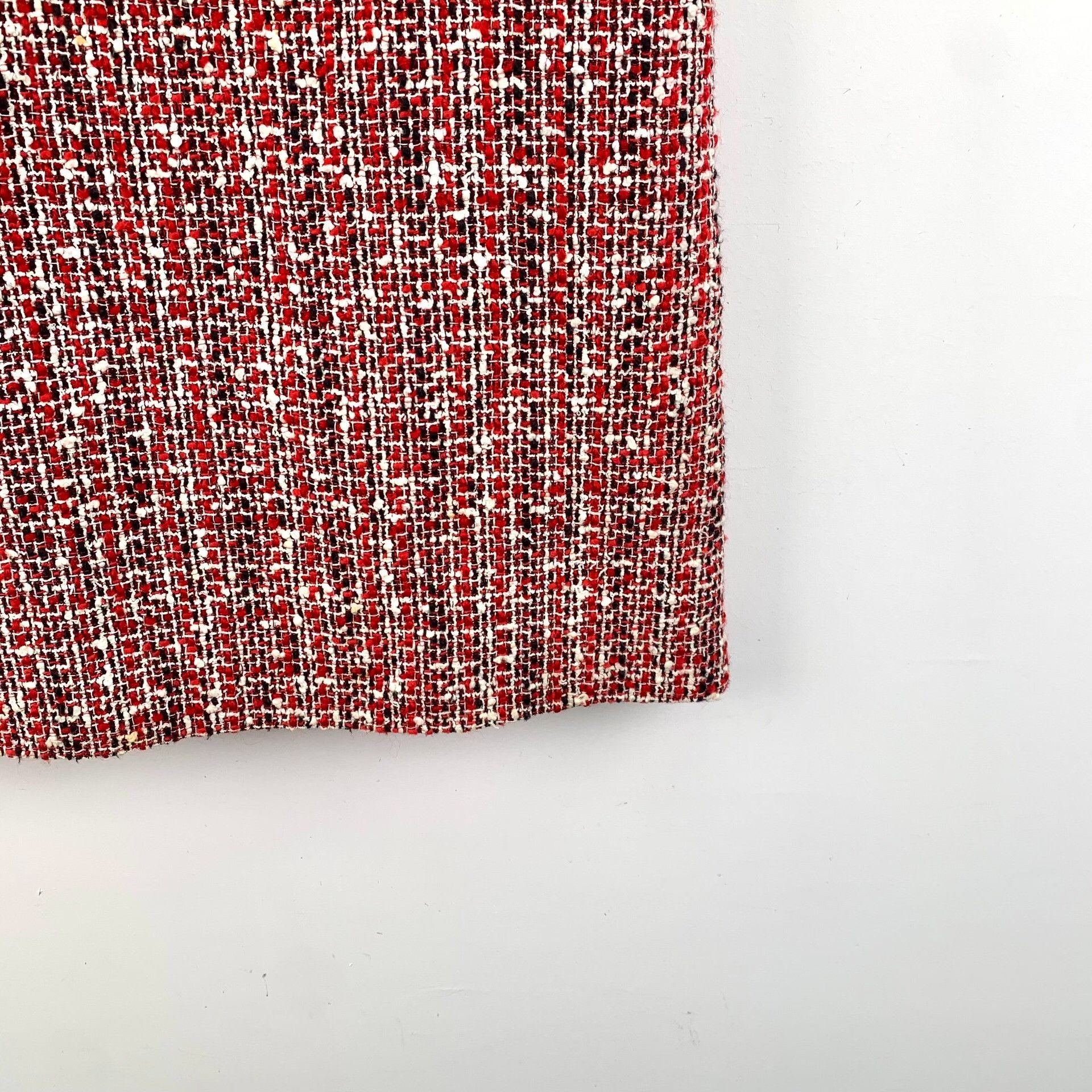 Alexander McQueen Alexander McQueen Red Tweed Mini Dress IT 40 Size S / US 4 / IT 40 - 5 Thumbnail