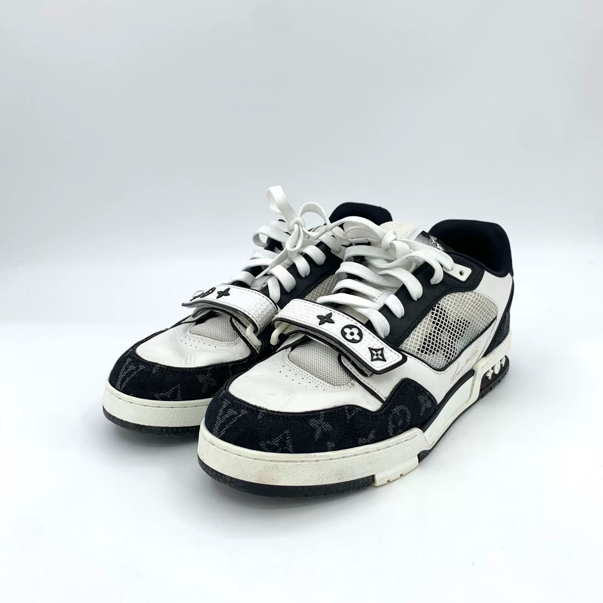 Louis Vuitton Louis Vuitton Monogram Denim Trainer Sneakers 10 Size US 10 / EU 43 - 2 Thumbnail
