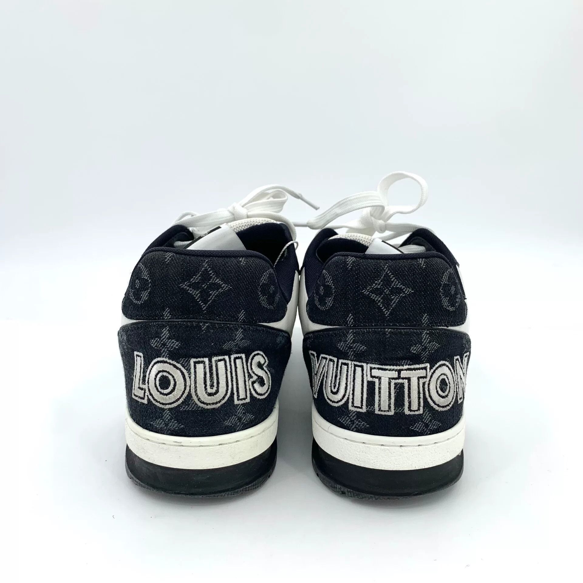 Louis Vuitton Louis Vuitton Monogram Denim Trainer Sneakers 10 Size US 10 / EU 43 - 5 Thumbnail