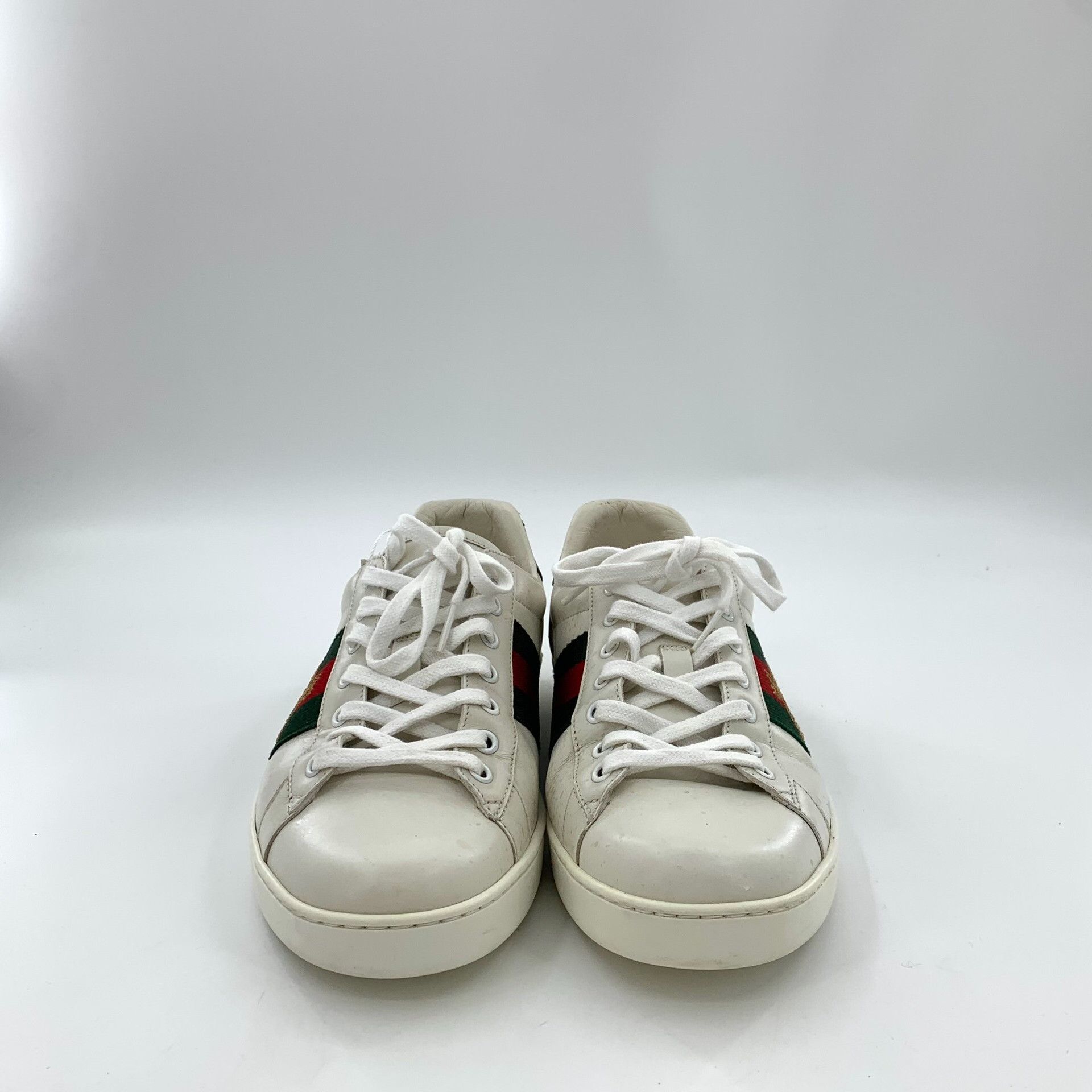 Gucci Gucci Bee Embroidered Ace Sneakers Size 8.5 Size US 9.5 / EU 42-43 - 4 Thumbnail