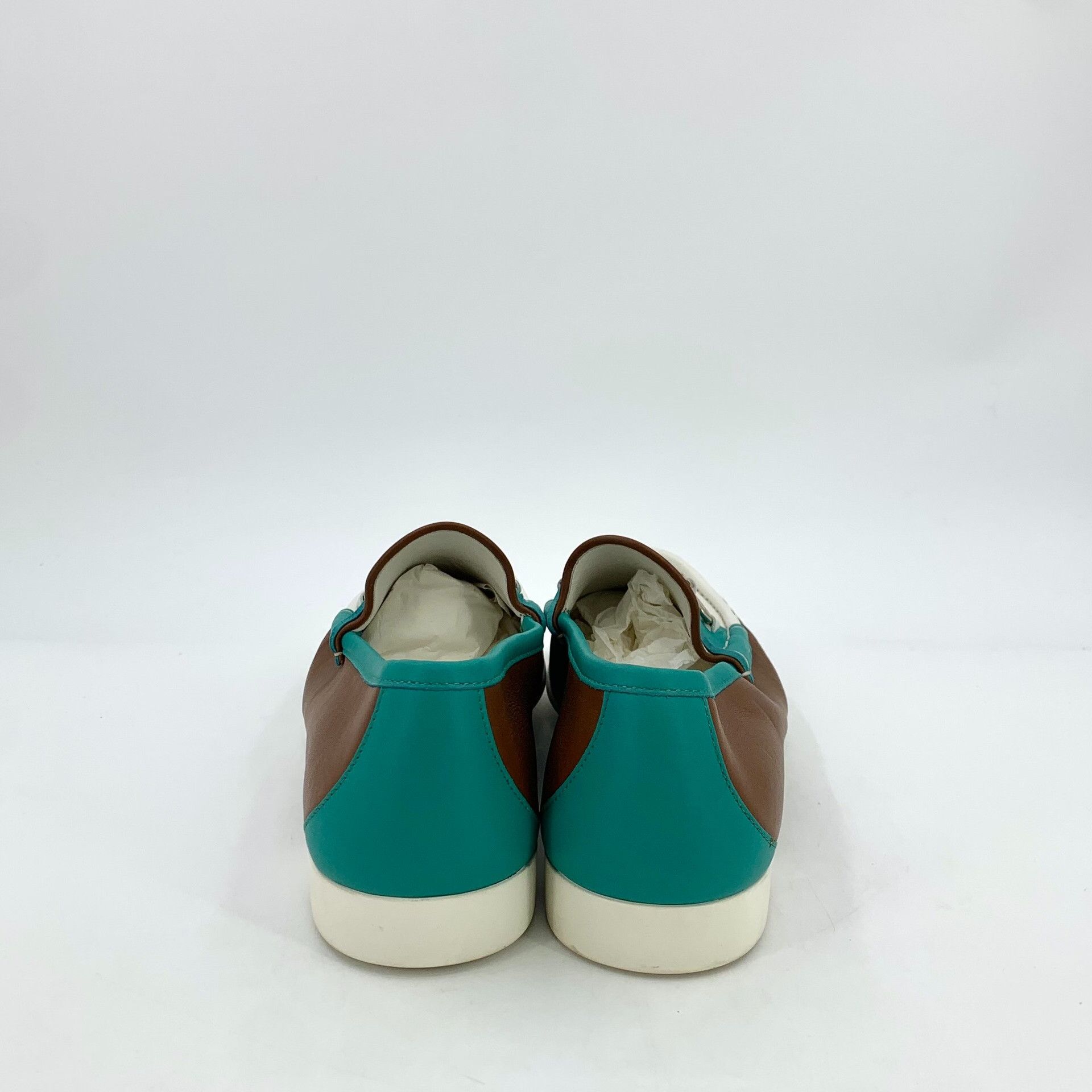Gucci Gucci Colorblock Horsebit Leather Loafers EU 42.5 Size US 9.5 / EU 42-43 - 5 Thumbnail