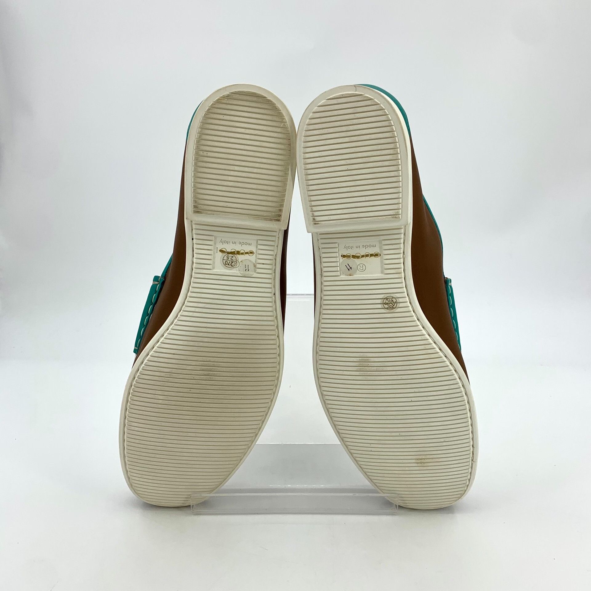 Gucci Gucci Colorblock Horsebit Leather Loafers EU 42.5 Size US 9.5 / EU 42-43 - 6 Thumbnail