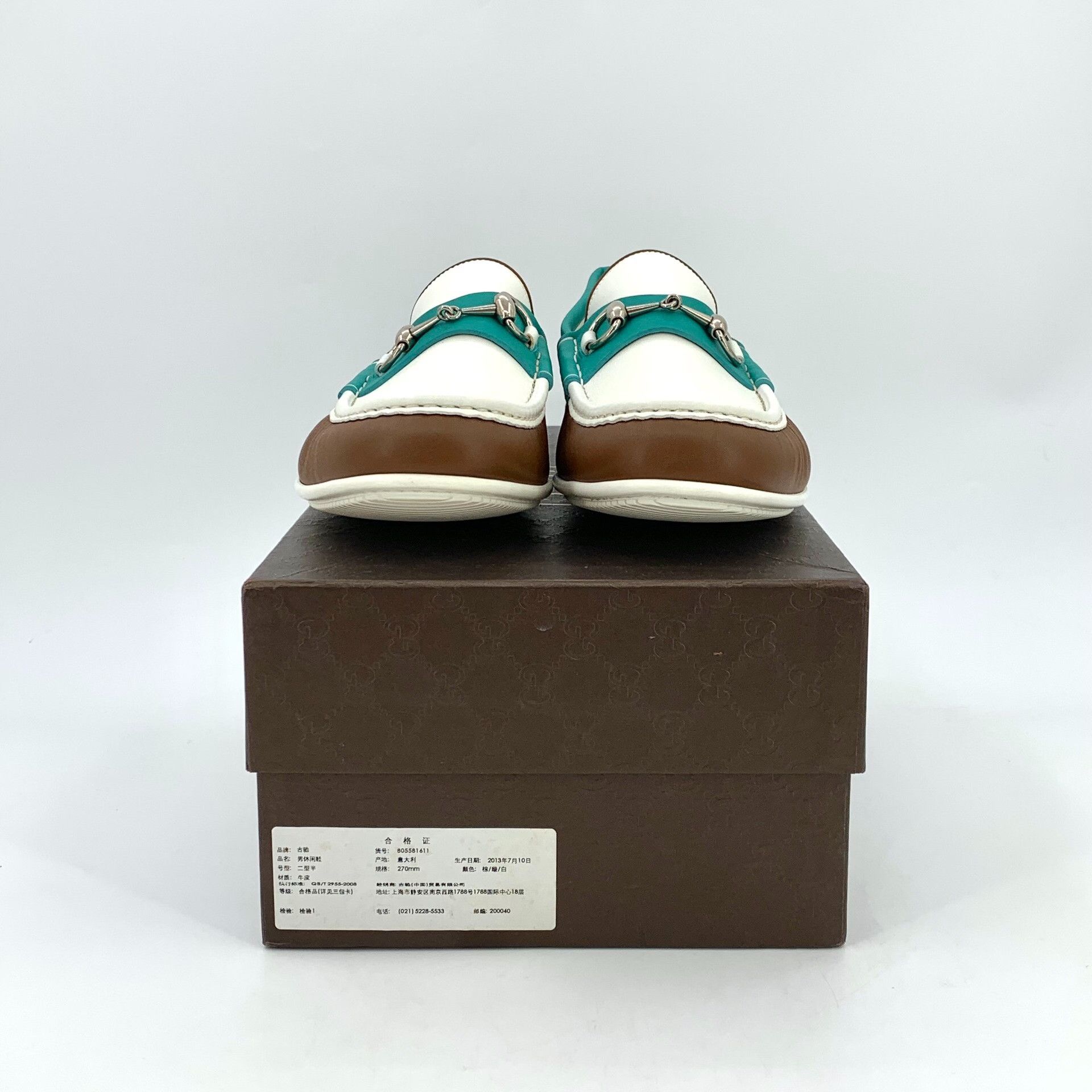 Gucci Gucci Colorblock Horsebit Leather Loafers EU 42.5 Size US 9.5 / EU 42-43 - 9 Thumbnail