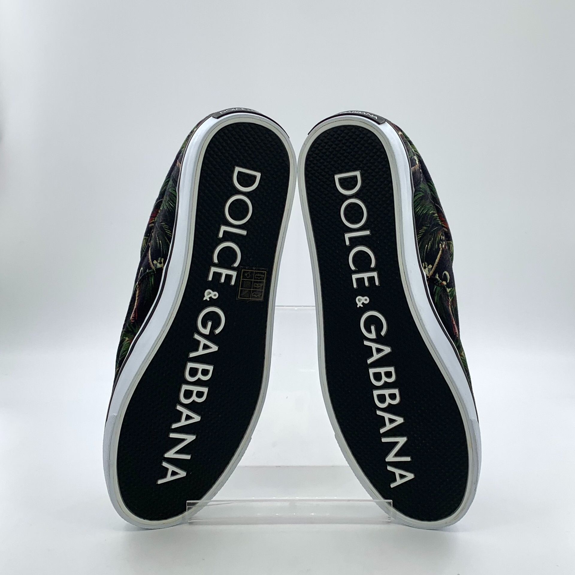 Dolce & Gabbana Dolce & Gabbana Palm Tree Print Low-Top Sneakers 44 Size US 11 / EU 44 - 6 Thumbnail