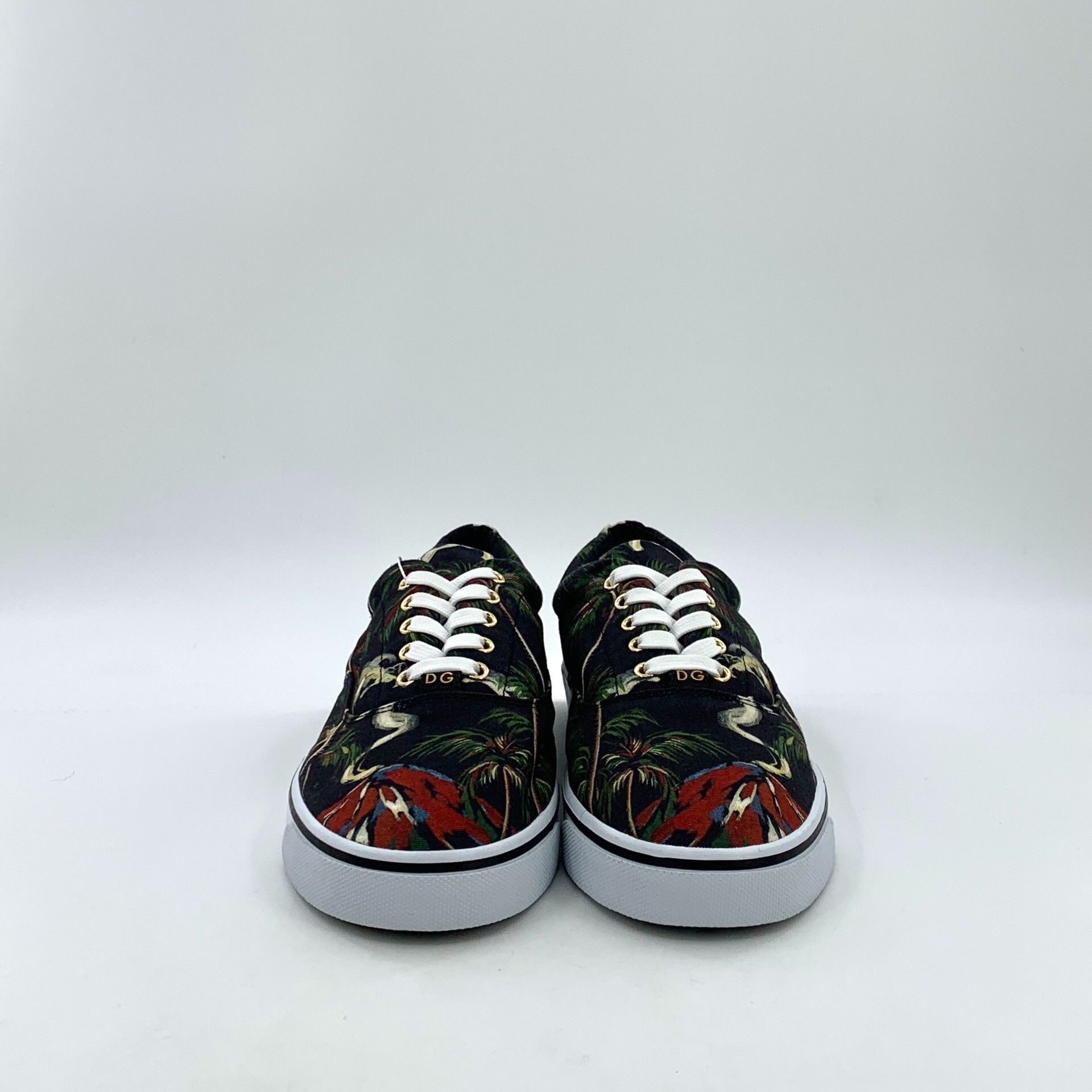 Dolce & Gabbana Dolce & Gabbana Palm Tree Print Low-Top Sneakers 44 Size US 11 / EU 44 - 4 Thumbnail