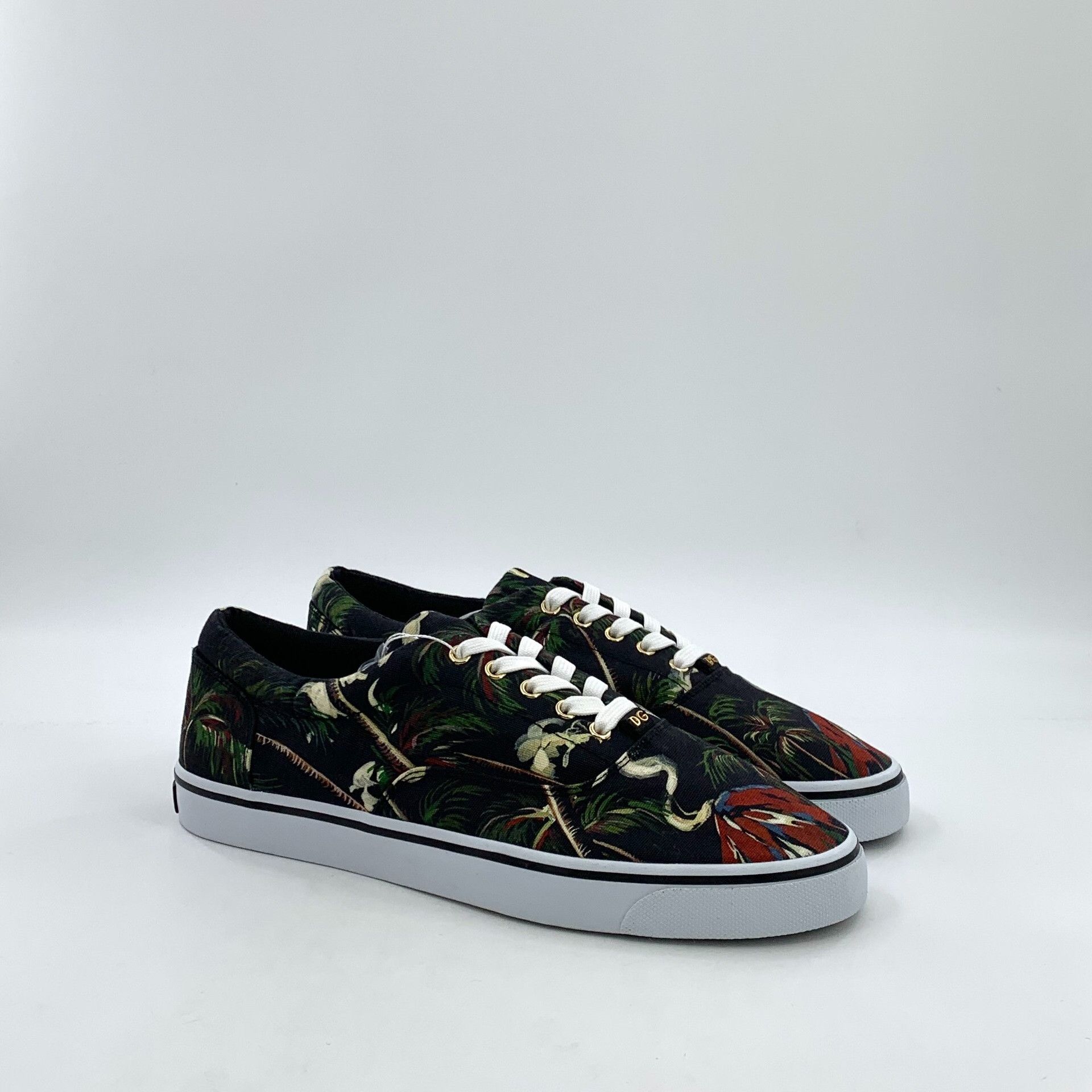 Dolce & Gabbana Dolce & Gabbana Palm Tree Print Low-Top Sneakers 44 Size US 11 / EU 44 - 3 Thumbnail